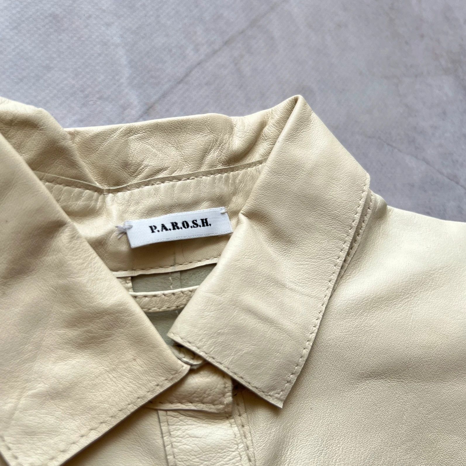 Diesel PAROSH shirt jacket lamb leather luxury italian designer Size M / US 6-8 / IT 42-44 - 3 Thumbnail