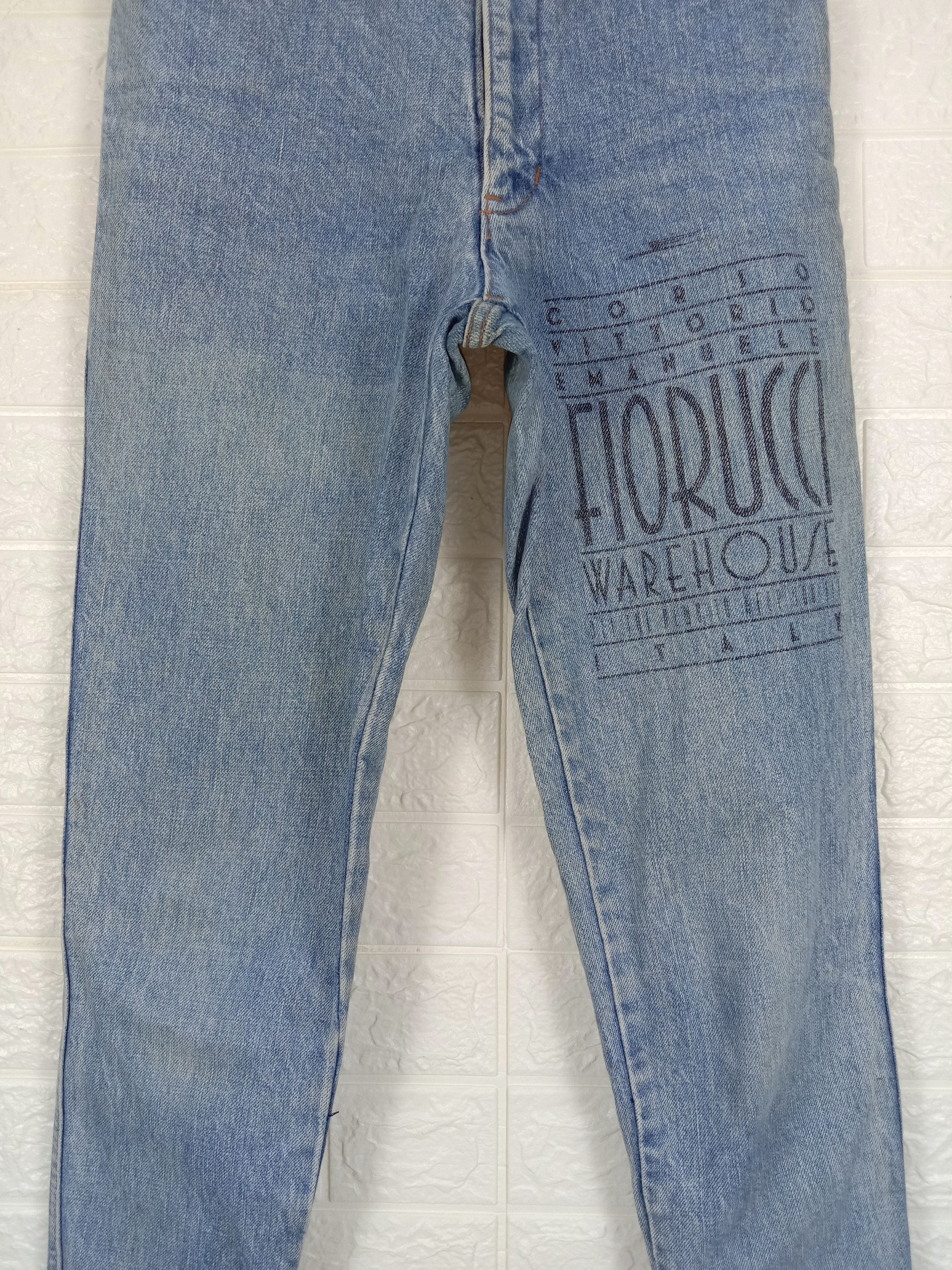 Fiorucci Vintage Fiorucci Italian Designer Leg Zipper Jeans Size 26" / US 2 / IT 38 - 3 Thumbnail