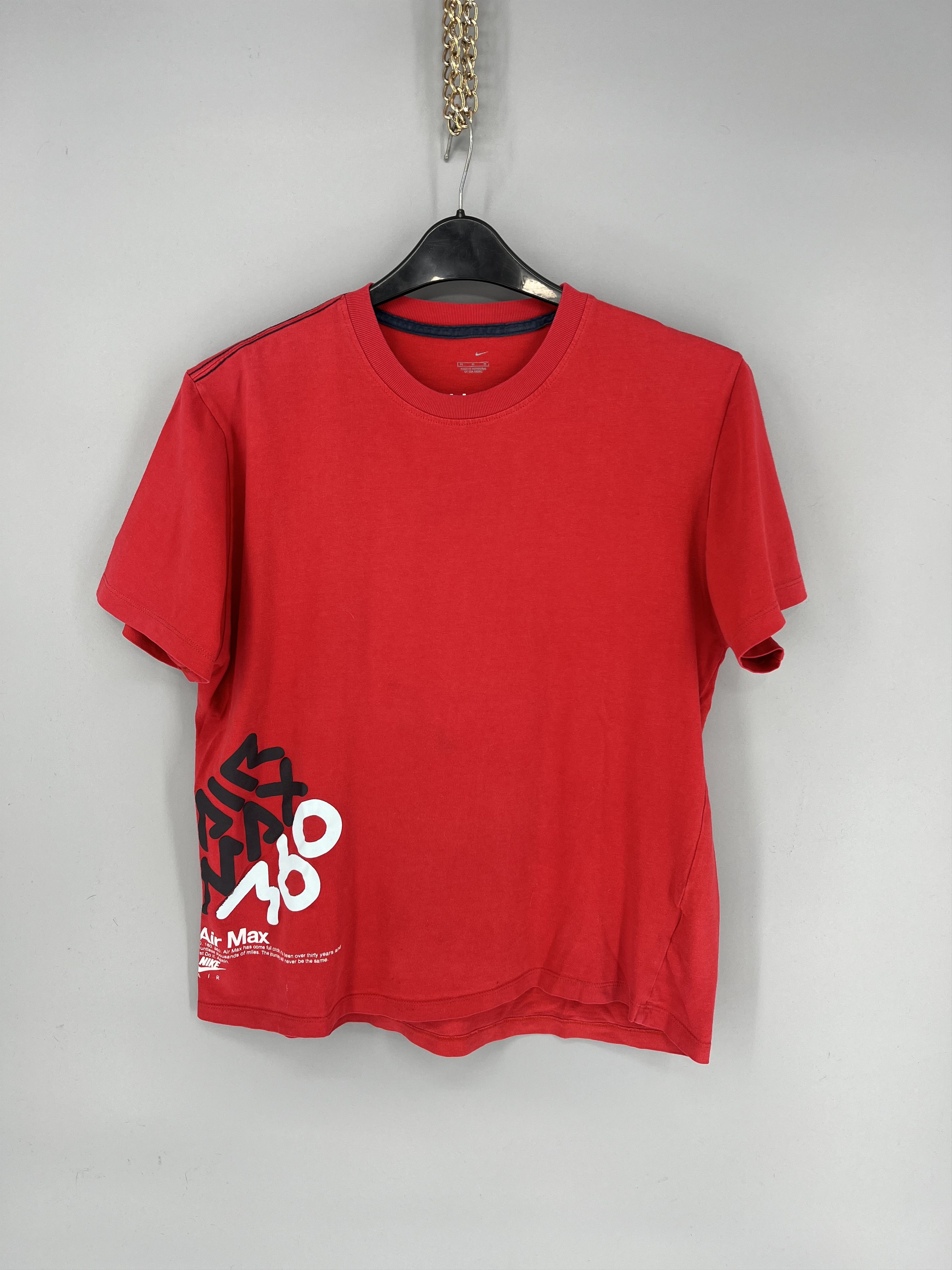 Nike Vintage Y2K Nike Air Max 360 Logo Tee Travis Scott Style Size US M / EU 48-50 / 2 - 1 Thumbnail