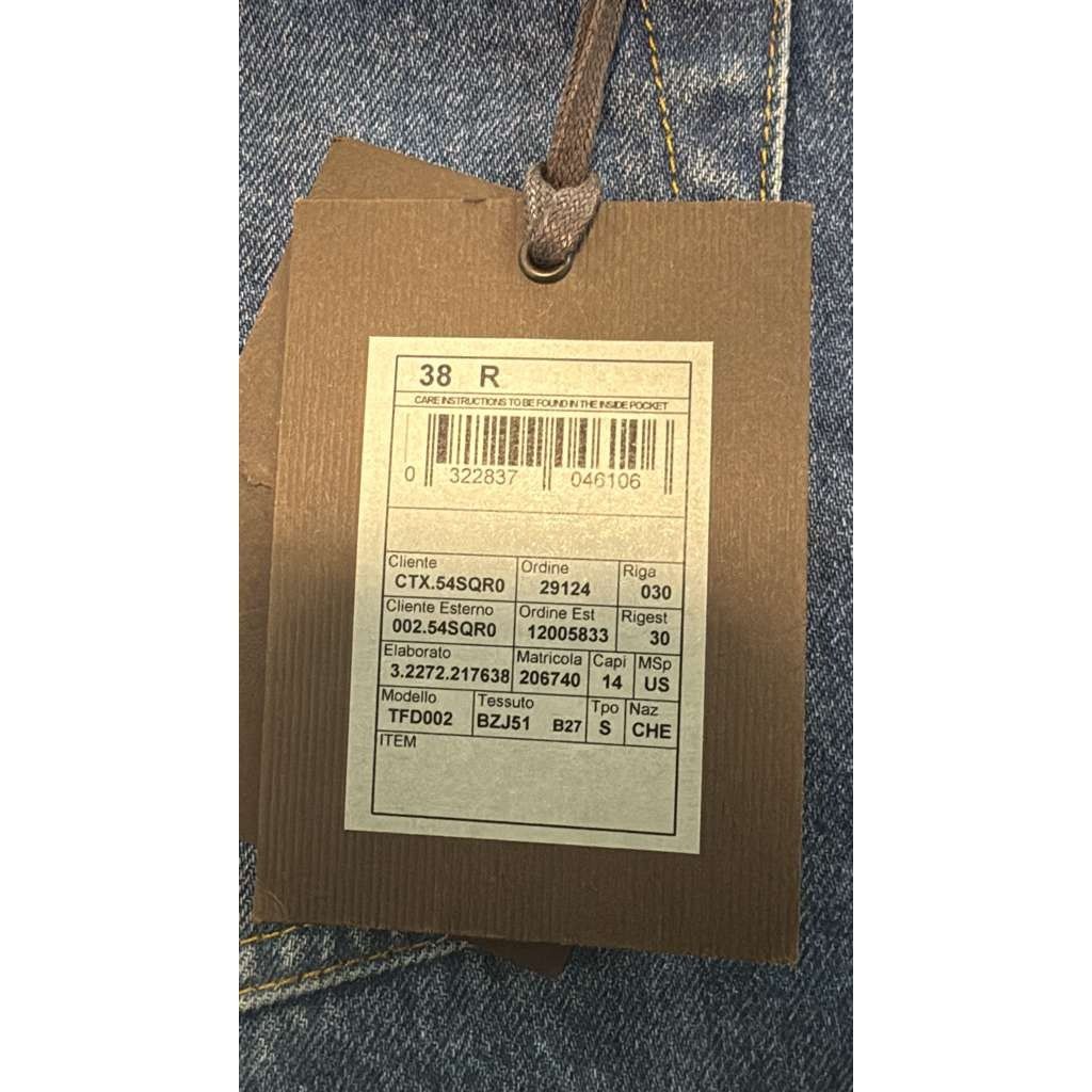 Tom Ford o1rshd1 Straight Fit Denim Jeans in Navy Blue Size US 38 / EU 54 - 21 Thumbnail