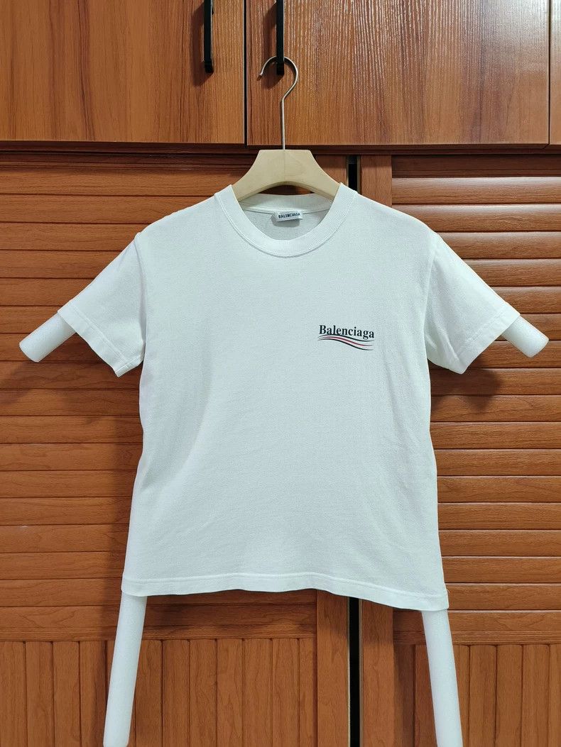 Balenciaga Balenciaga Coke pattern printed logo round neck short slee Size US L / EU 52-54 / 3 - 2 Thumbnail