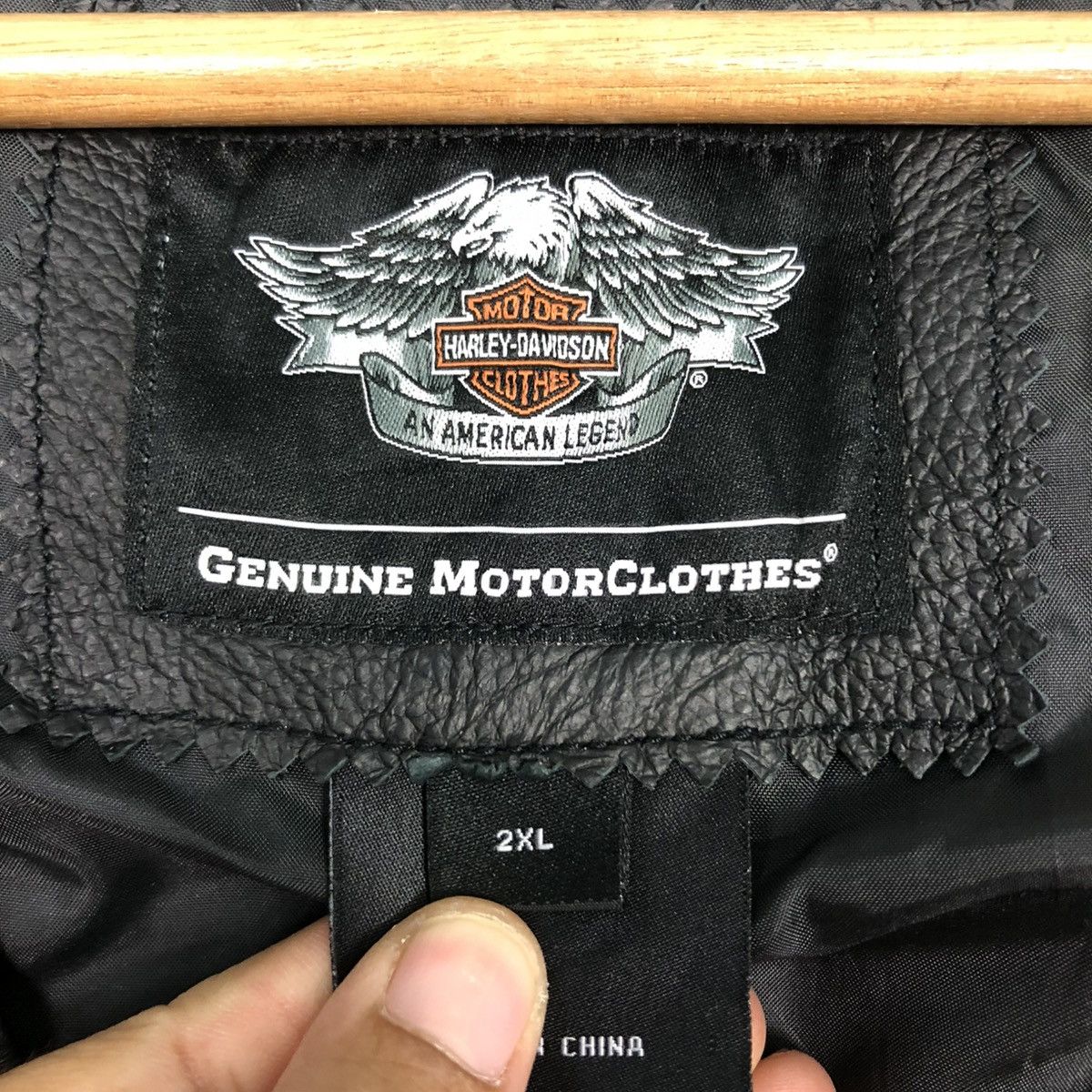 Harley Davidson 🔥BIKER VEST LEATHER JACKET TANK TOP HARLEY DAVIDSON Size US XXL / EU 58 / 5 - 19 Thumbnail