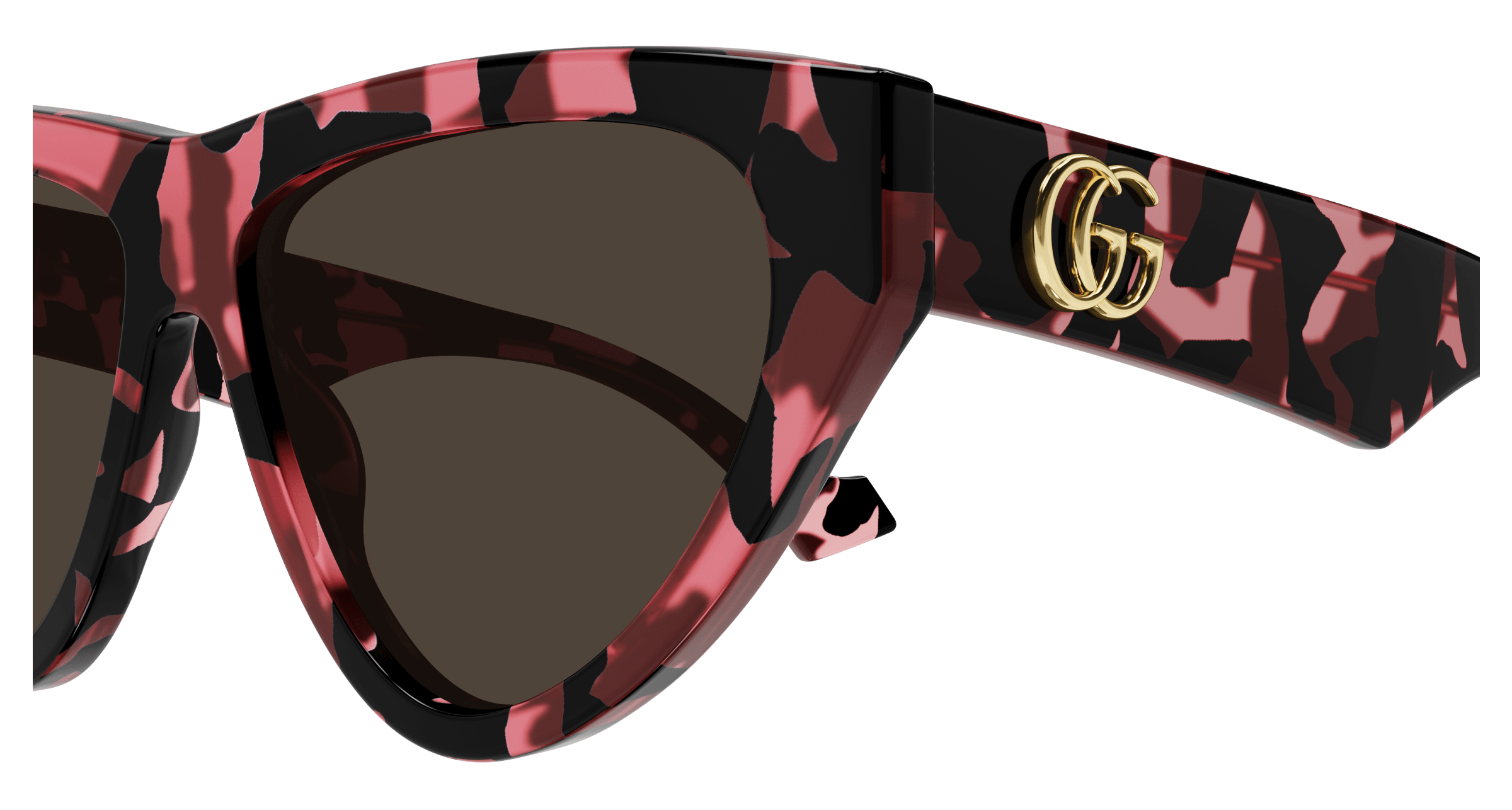 Gucci NEW GUCCI GG1333S-003 Havana Brown Size ONE SIZE - 4 Thumbnail