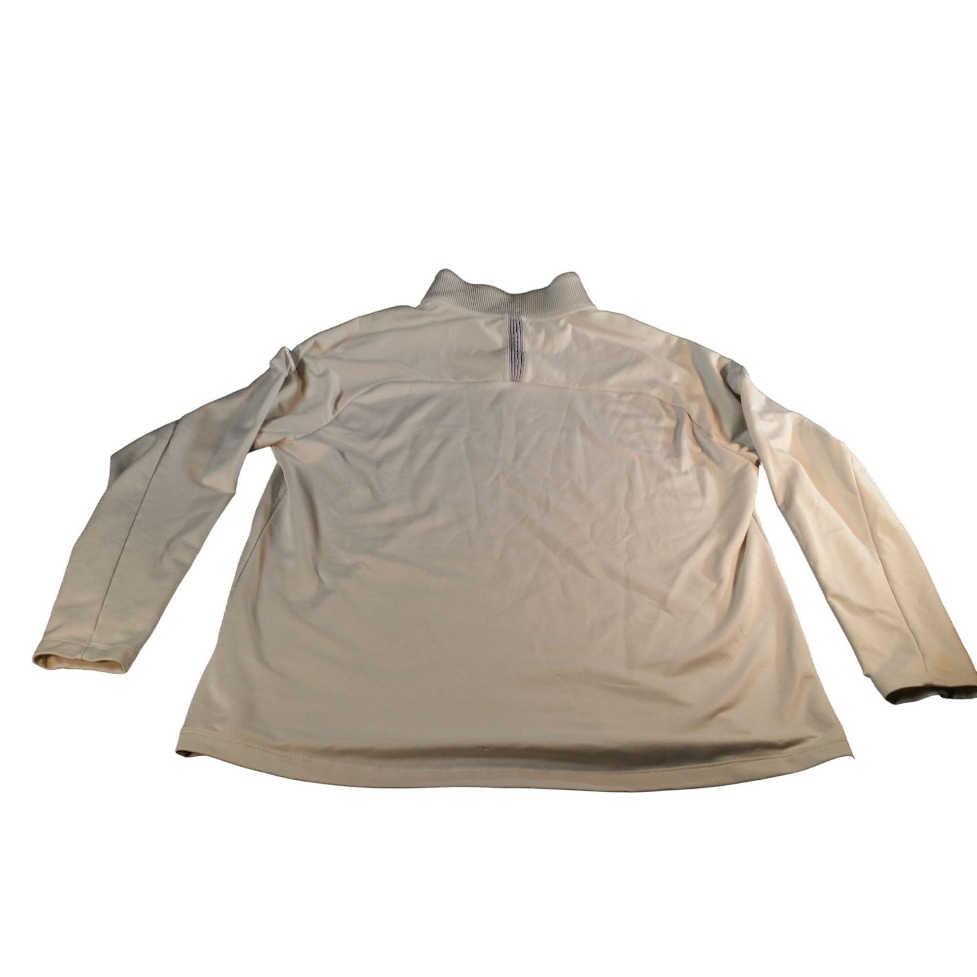Nike Nike Standard 1/4 Zip Pullover Men Sz XL Dri Fit White Gray Size US XL / EU 56 / 4 - 7 Thumbnail