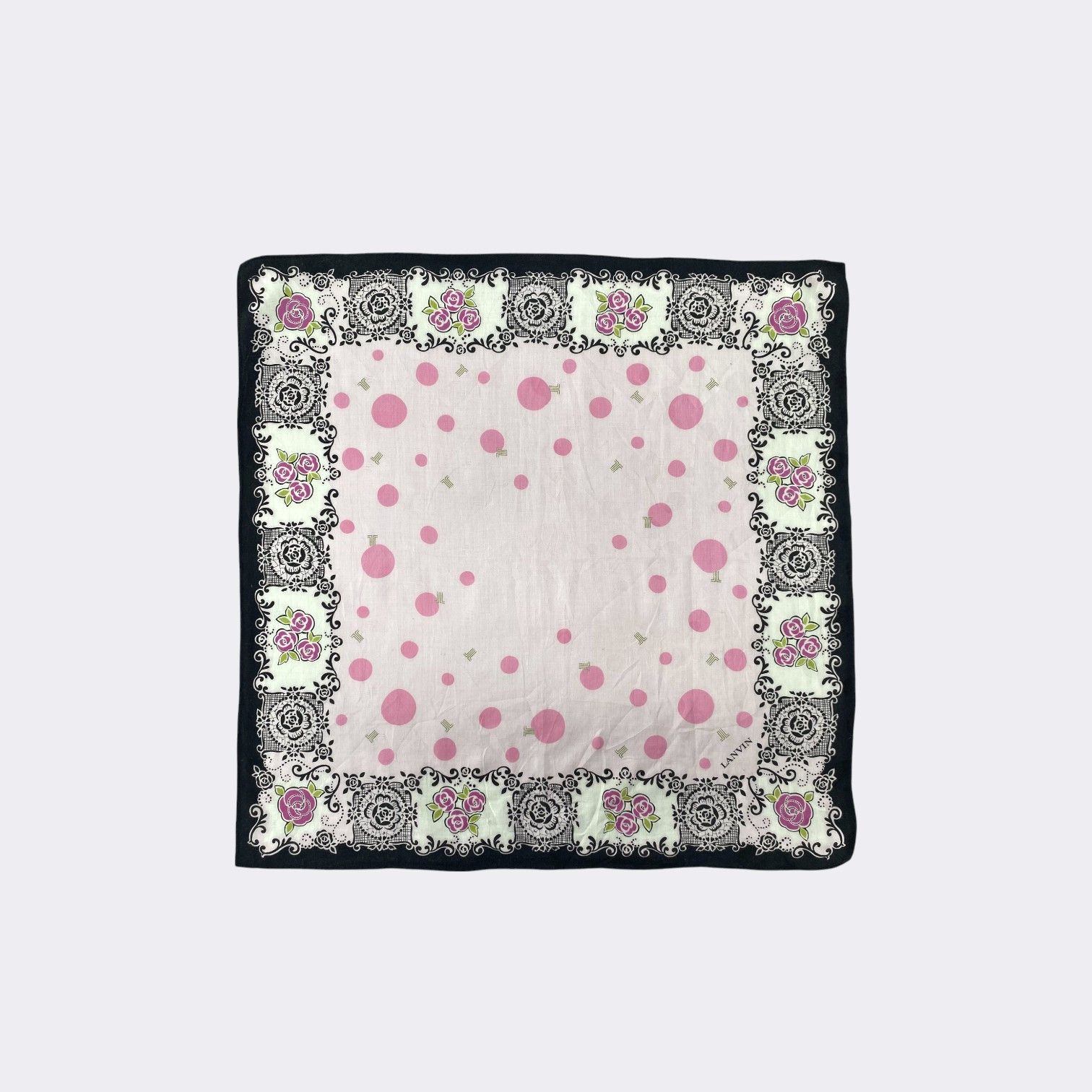 Lanvin Vintage Lanvin Handkerchief Neckerchief Bandana H429Q Size ONE SIZE - 2 Thumbnail
