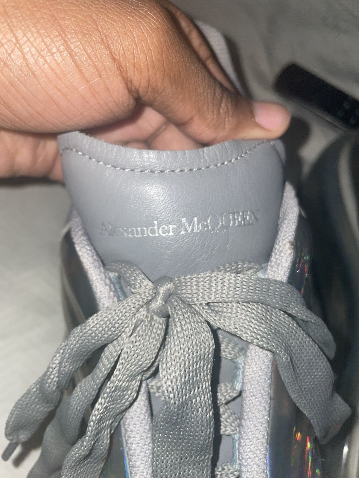 Alexander McQueen Alexander mcqueen oversized silver iridescent Size US 11 / EU 44 - 2 Thumbnail