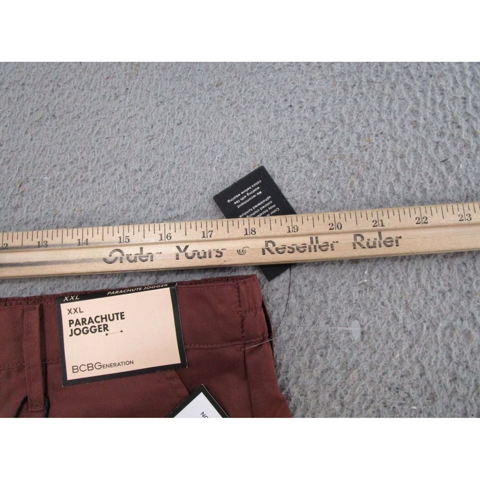 Vintage BCBG Parachute Jogger Pants Paperbag Style 2XL Brown Pockets Womens Regular Baggy Wide Leg Vintage No Size 40" / US 18 - 4 Thumbnail