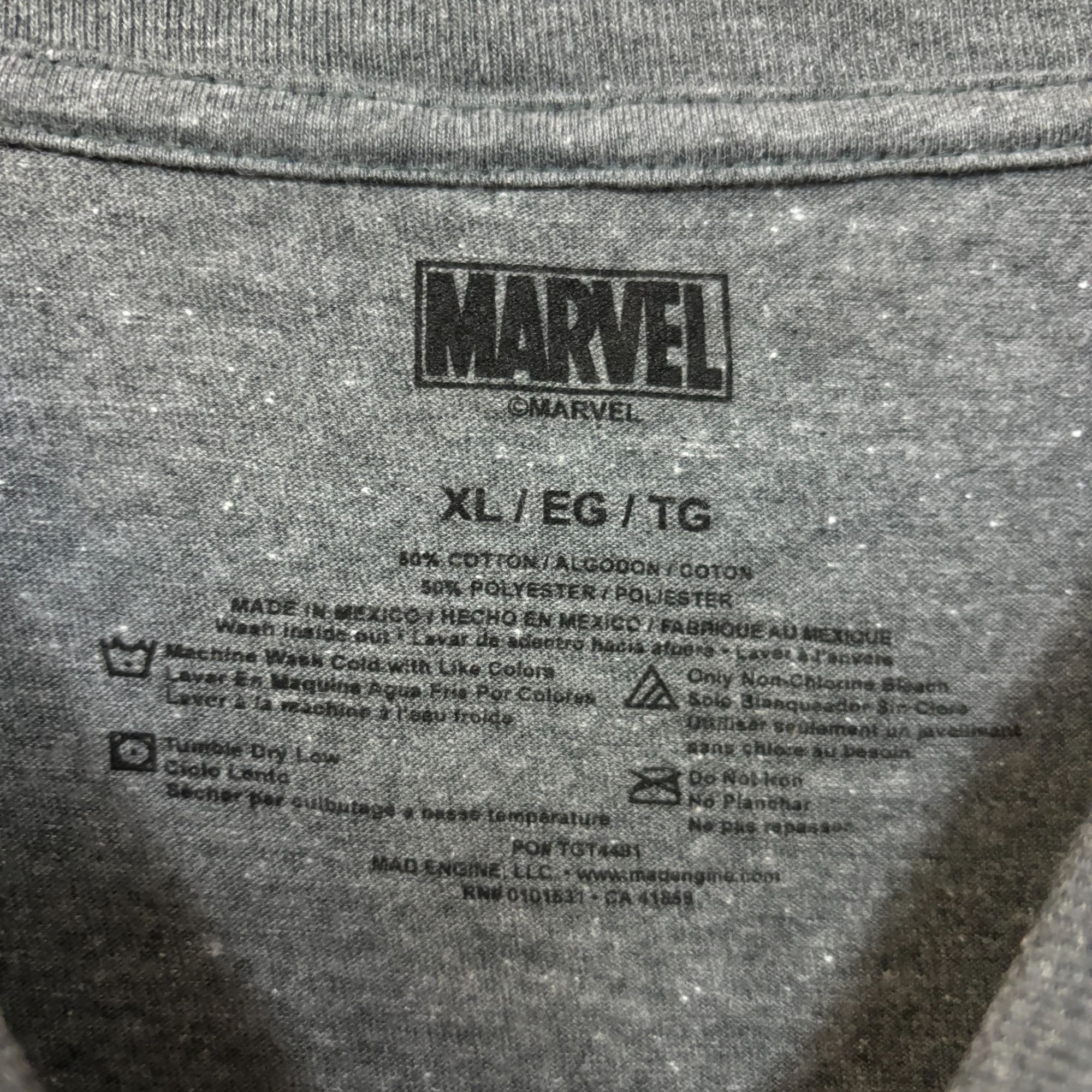 Marvel Comics Marvel Comic Book Gray Tshirt size XL Size US XL / EU 56 / 4 - 4 Thumbnail