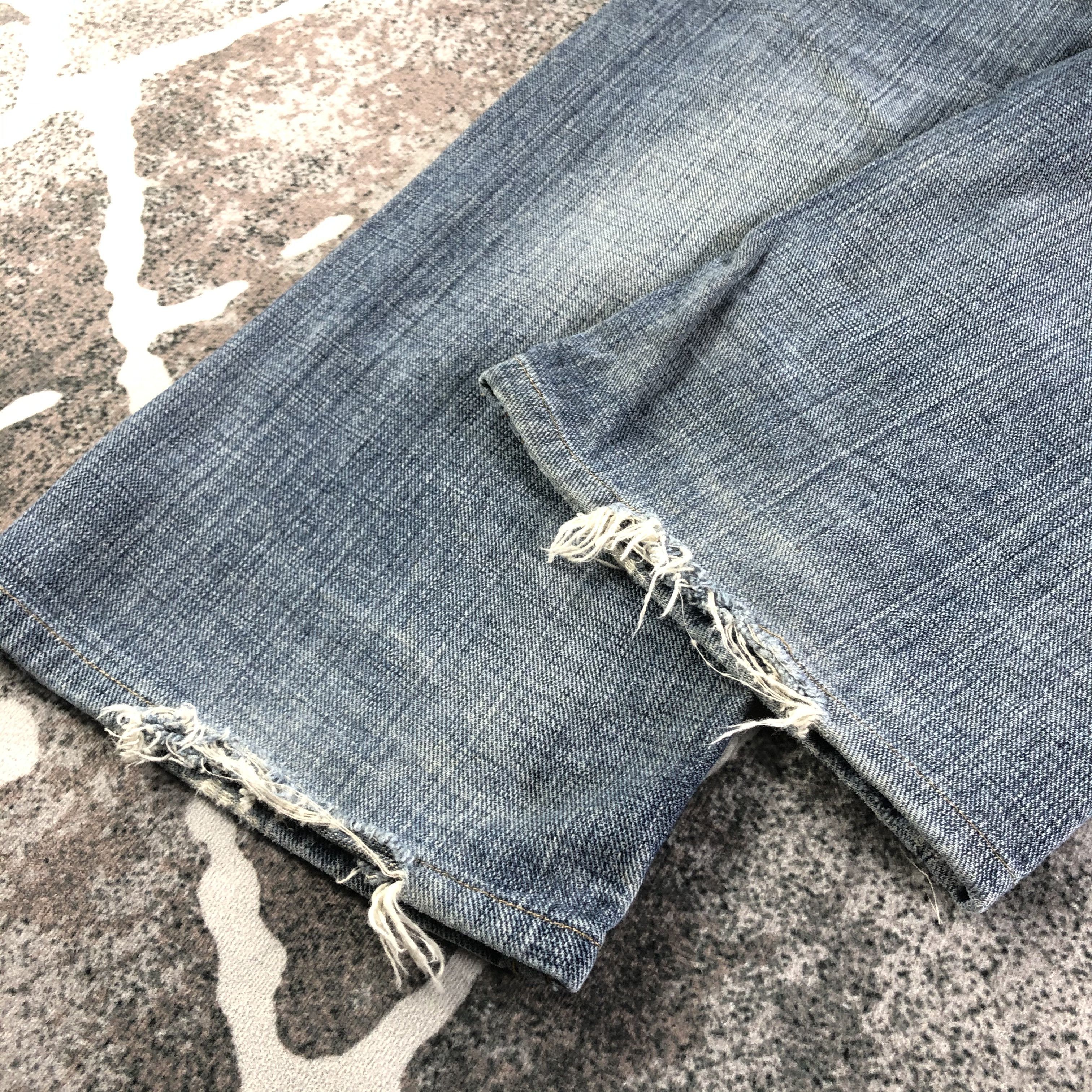 Vintage Gl Heart X Fundamental Jeans Ripped Denim Kj2234 in Blue, Men's (Size 30) — image 6 of 6