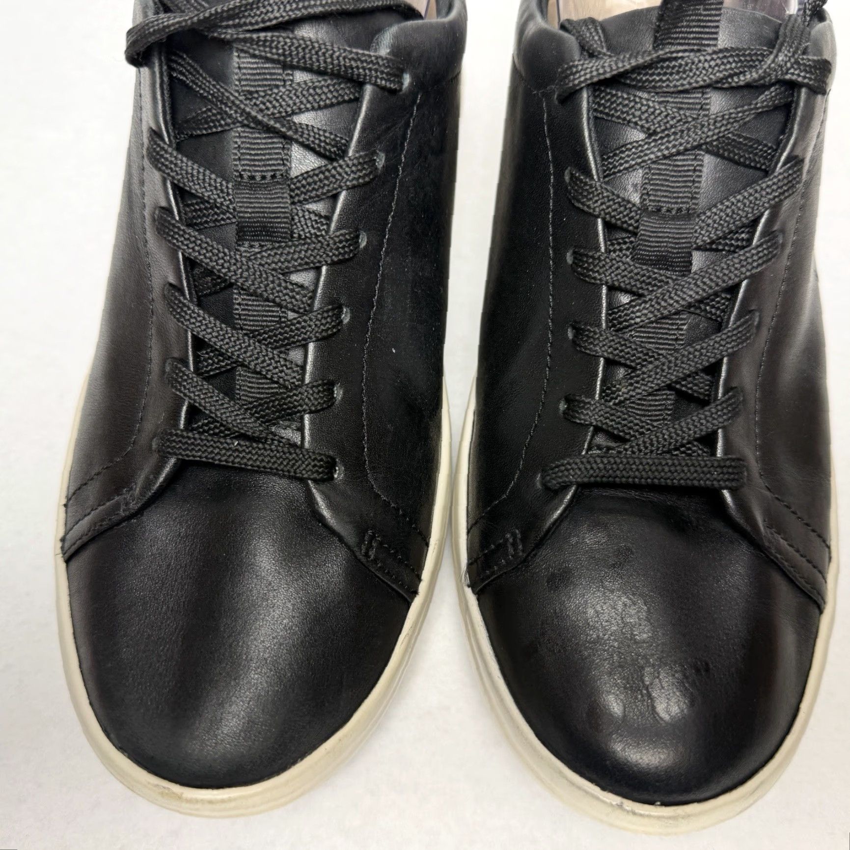 Vionic Vionic Paisley Black Leather Lace Up Low Top Casual Sneakers Women’s Size 7.5 Comfort Arch Support Size M / US 6-8 / IT 42-44 - 5 Thumbnail