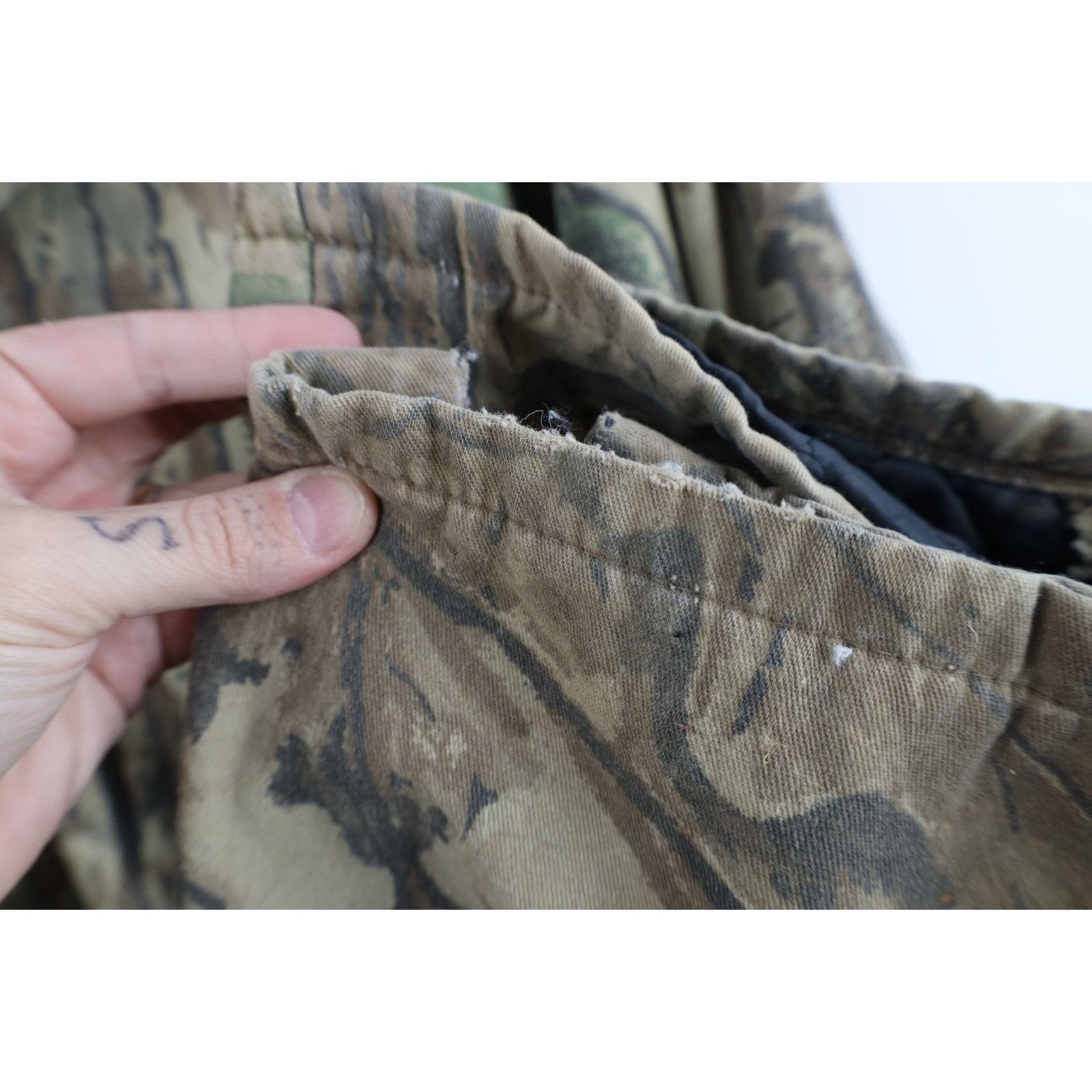 Vintage Vintage 90s Streetwear Quilted Realtree Camouflage Coveralls Size US 42 / EU 58 - 10 Thumbnail