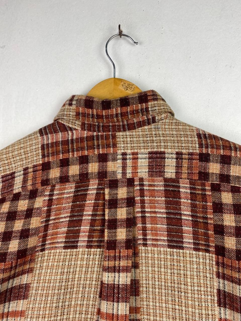 Japanese Brand vintage japanese brands patchwork flannel shirt nice design Size US M / EU 48-50 / 2 - 9 Thumbnail