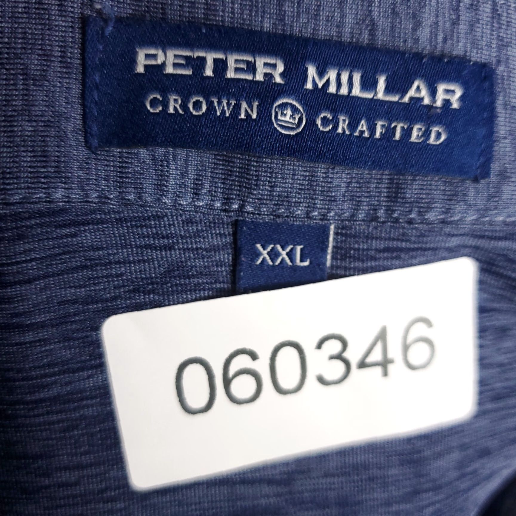 Peter Millar Peter Millar Polo Shirt Mens Size 2XL Blue Crown Crafted Pocket GolfShort Sleeve Size US M / EU 48-50 / 2 - 7 Thumbnail