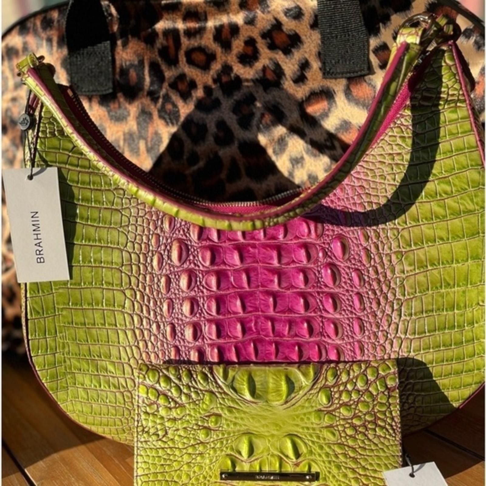 BRAHMIN Brahmin Bekka Limeade Melbourne Shoulder Bag & Wallet Size ONE SIZE - 1 Thumbnail