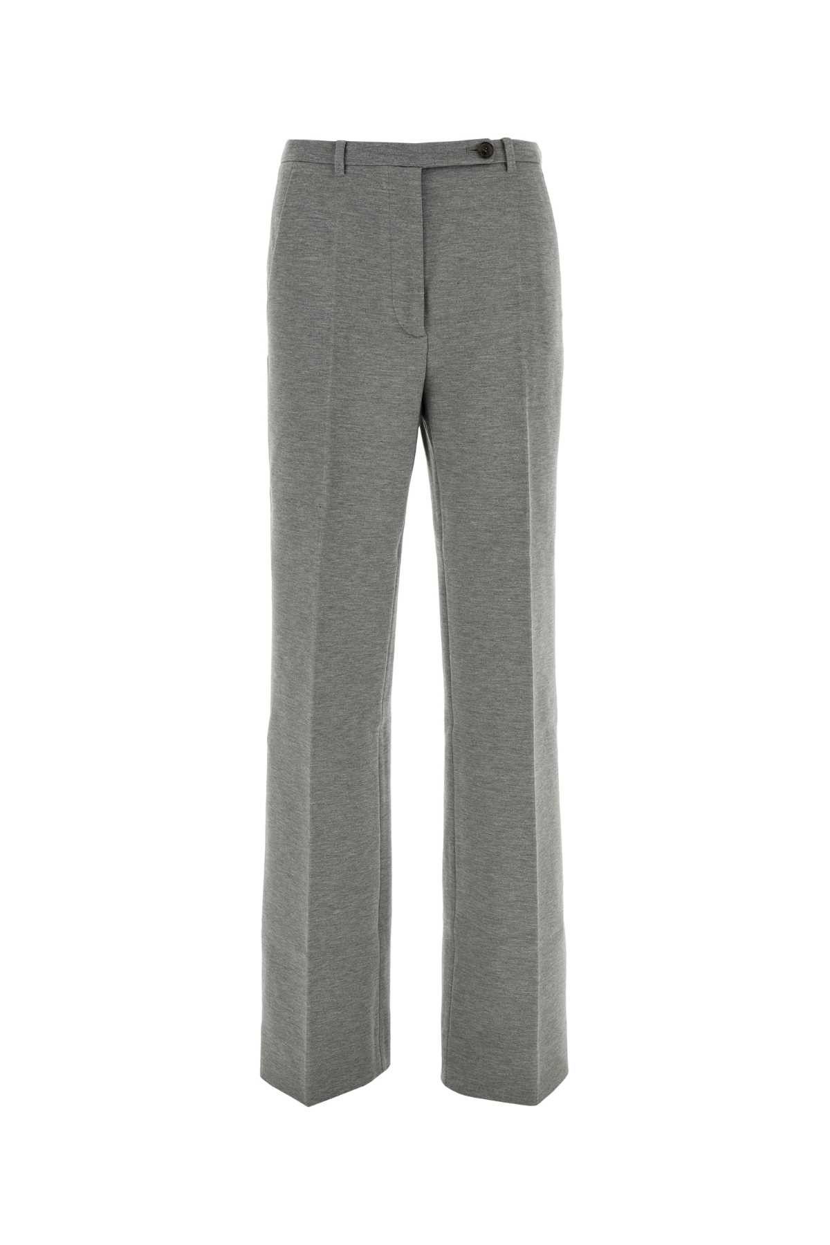 Miu Miu Grey Stretch Viscose Blend Pant Size 26" / US 2 / IT 38 - 1 Thumbnail