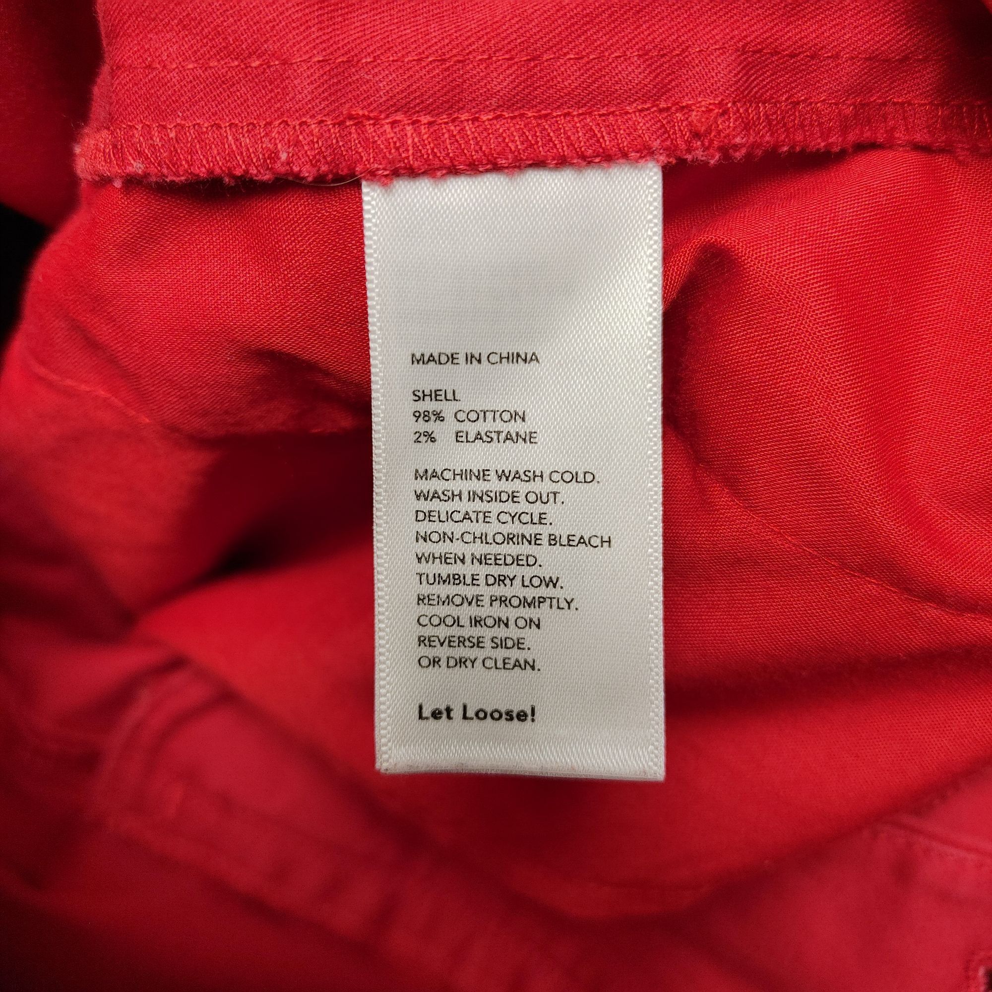 Kate Spade Kate Spade Saturday Women's Red Let Loose! Capri Jeans 6 Size 28" / US 6 / IT 42 - 4 Thumbnail