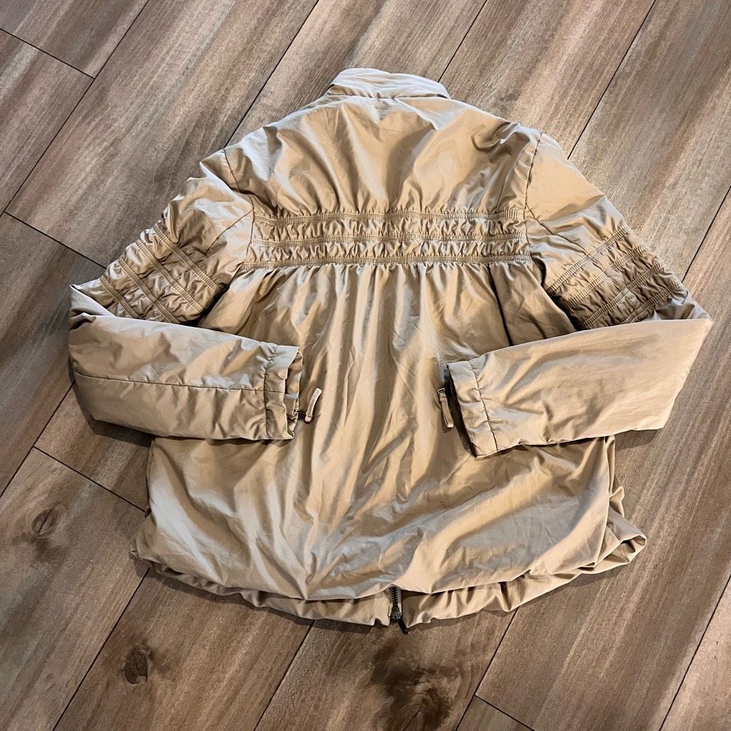 Free People Free People Tan Nylon Casual Full Zip Jacket Women Small Size S / US 4 / IT 40 - 4 Thumbnail