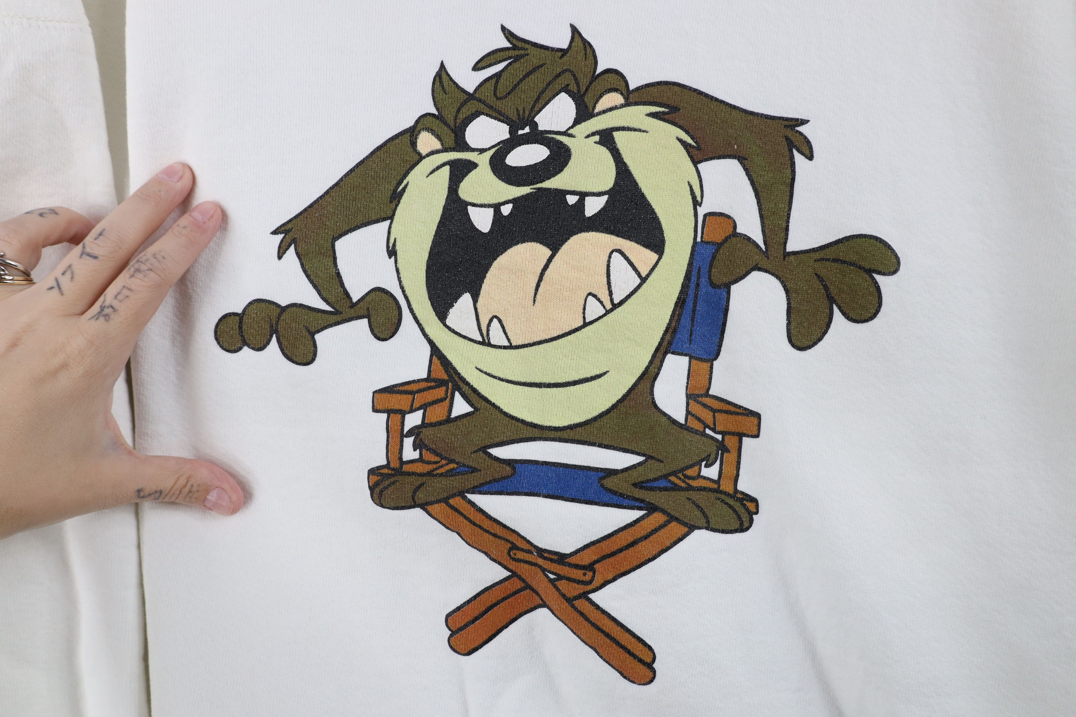 Vintage Vintage 90s Looney Tunes Taz Tasmanian Devil Sweatshirt Size US XL / EU 56 / 4 - 4 Thumbnail