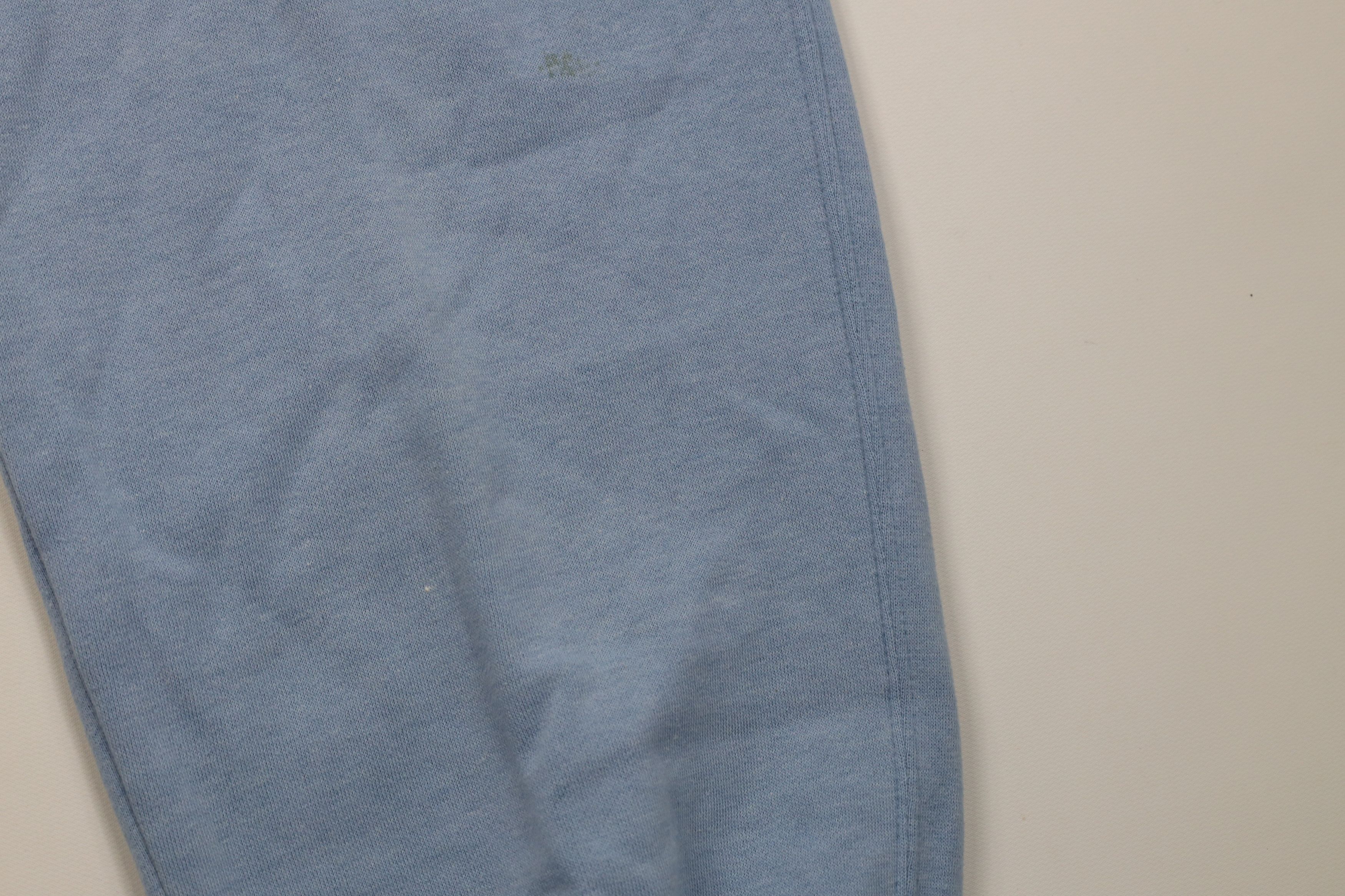 Vintage Vintage 90s Streetwear Blank Sweatpants Joggers Light Blue Size 26" / US 2 / IT 38 - 7 Thumbnail