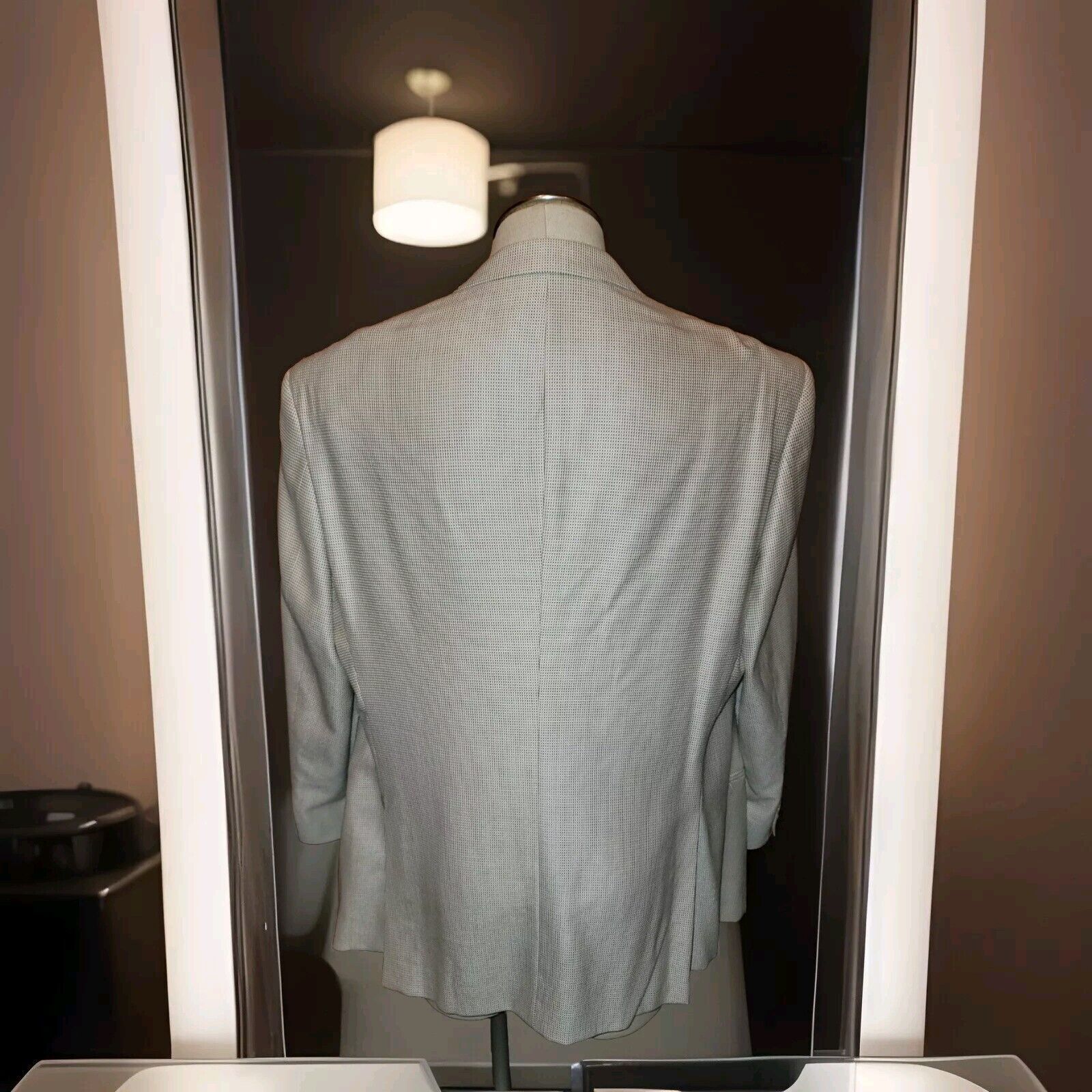 Armani Collezioni Armani Collezioni 2bt Beige Blazer 44 L Size 44L - 3 Thumbnail