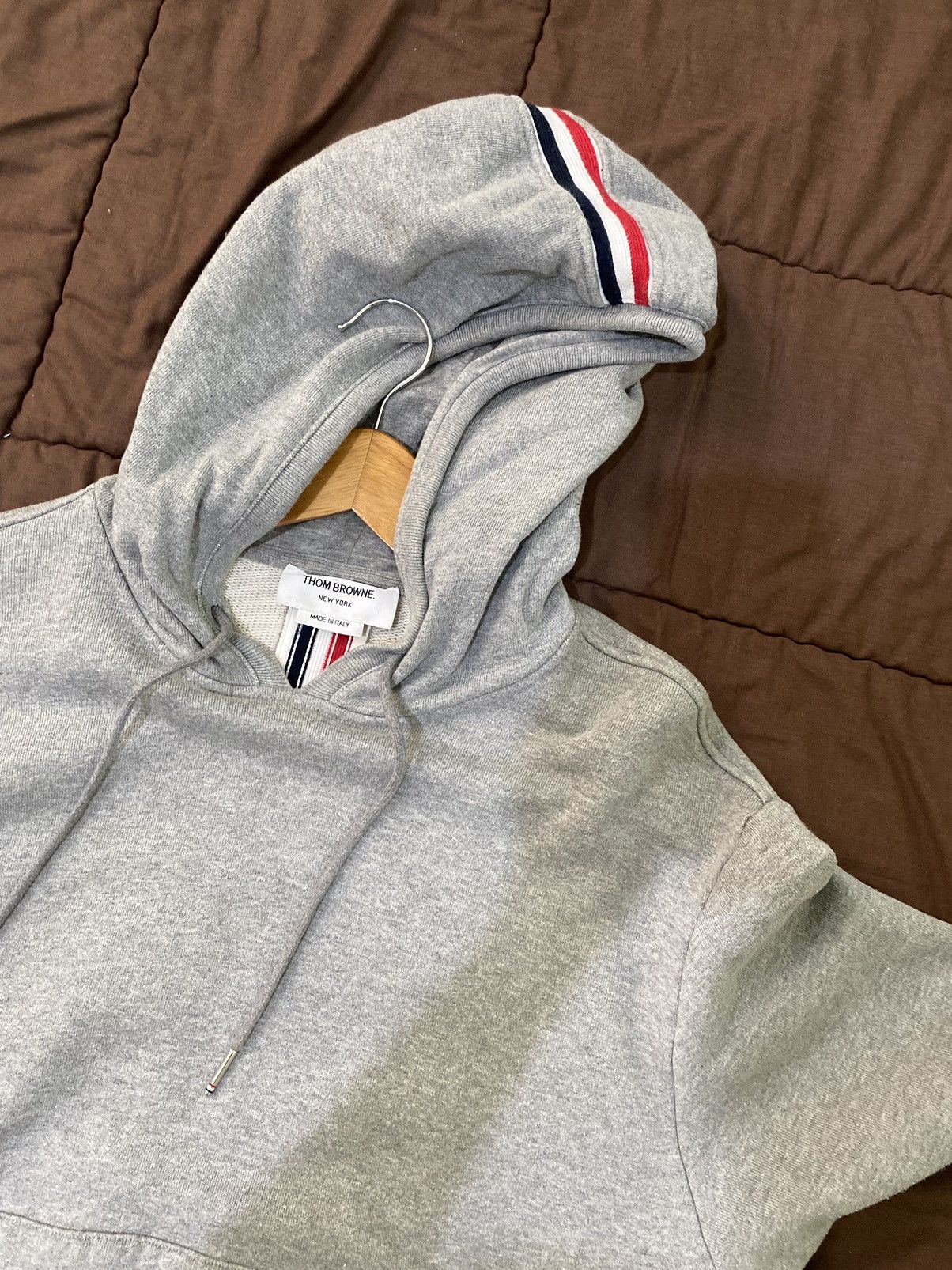 Thom Browne Thom browne classic loopback stripe hoodie Size US XL / EU 56 / 4 - 1 Thumbnail