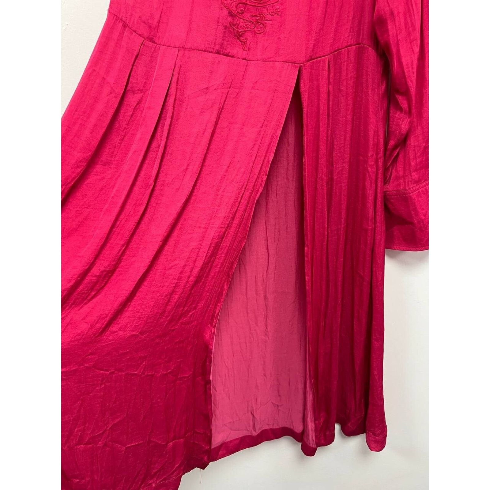 Free People Free People New Midi Maxi Tunic Dress Red M A000404 Size M / US 6-8 / IT 42-44 - 6 Thumbnail