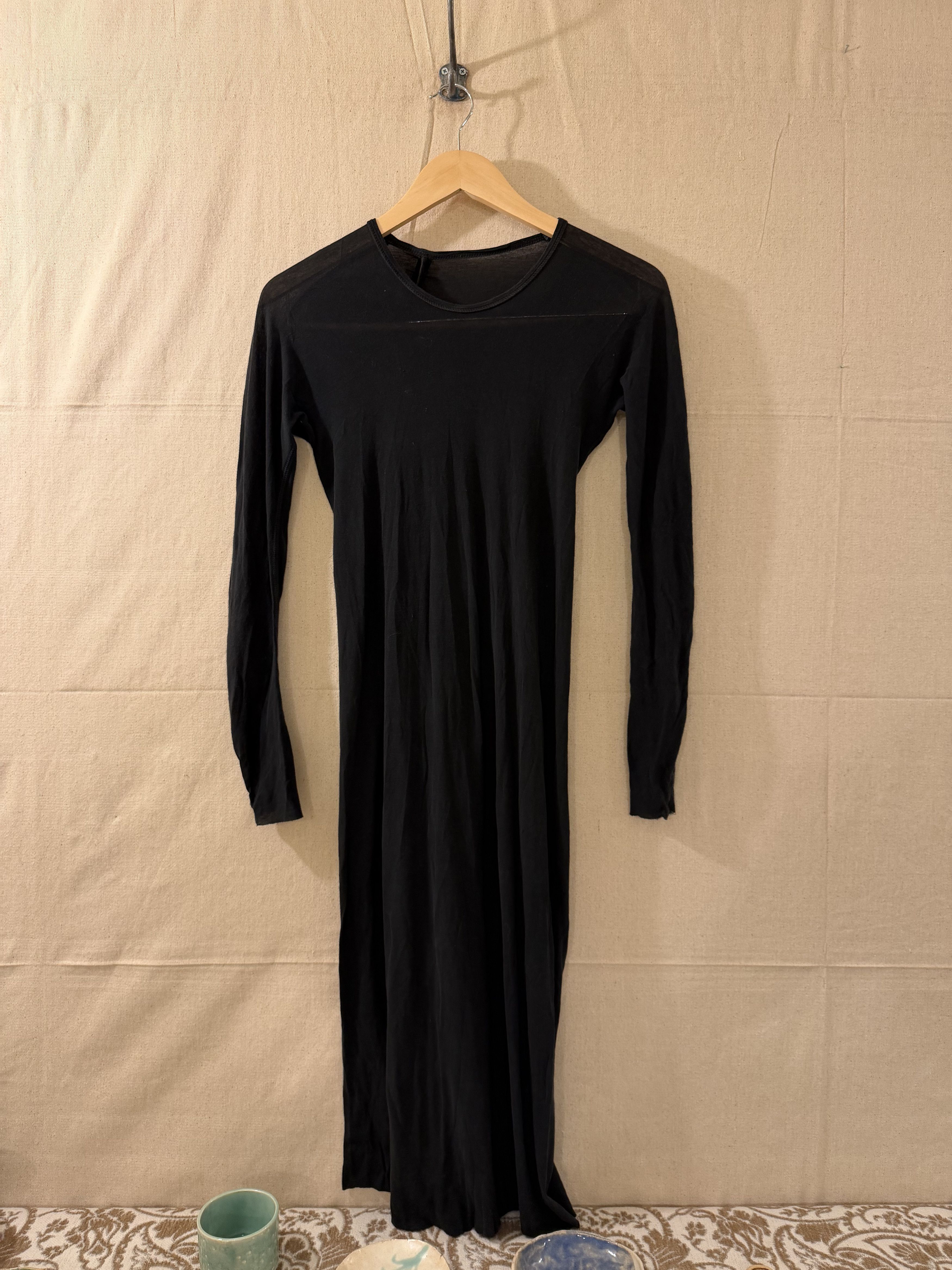 Boris Bidjan Saberi Boris Bidjan Saberi Long Cotton Jersey Dress S Size S / US 4 / IT 40 - 3 Thumbnail