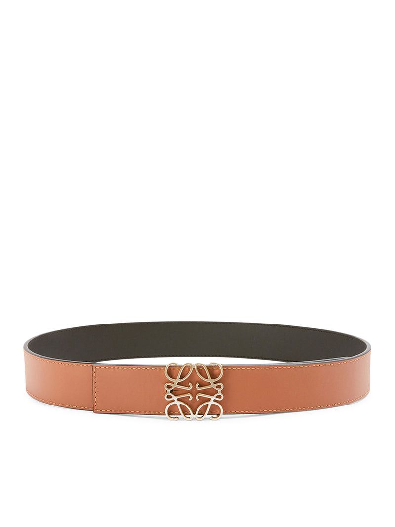 Loewe ANAGRAM REVERSIBLE BELT IN SMOOTH CALFSKIN Size ONE SIZE - 1 Thumbnail