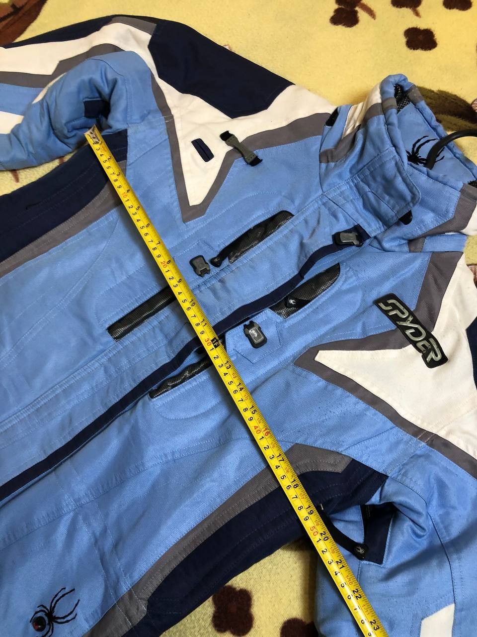 Spyder Spyder Baby Blue Spider Web ski Snowboarding Jacket vintage Size US M / EU 48-50 / 2 - 10 Thumbnail
