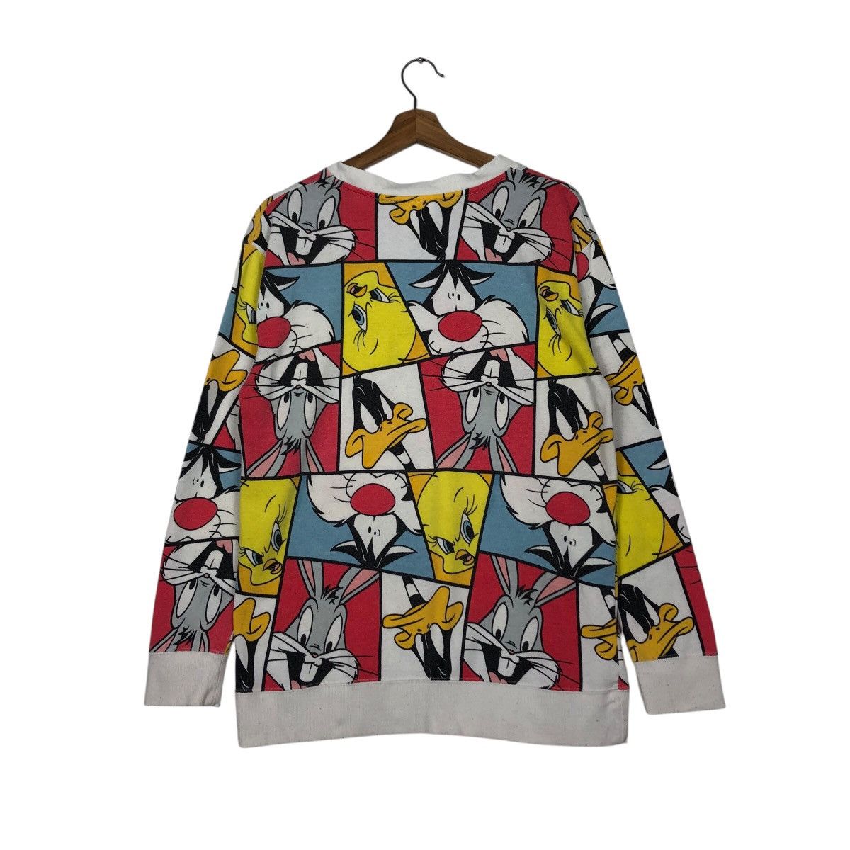 Cartoon Network 📌Vintage Sweatshirt Full Print Looney Tunes Big Logo Size US L / EU 52-54 / 3 - 9 Thumbnail