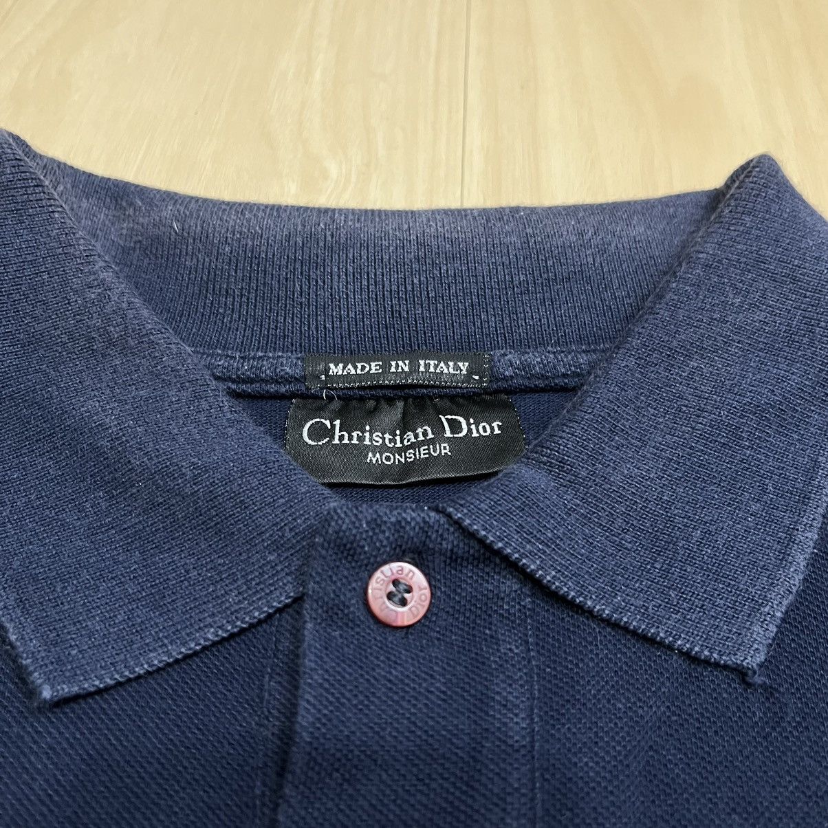 Christian Dior Monsieur Christian Dior Small Logo Polo Shirt Size US L / EU 52-54 / 3 - 3 Thumbnail