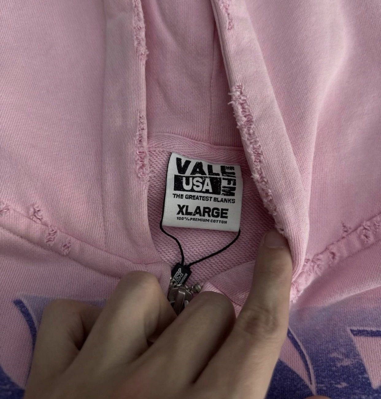 Vale Vale forever nyc zip up hoodie pink Size US XL / EU 56 / 4 - 3 Thumbnail