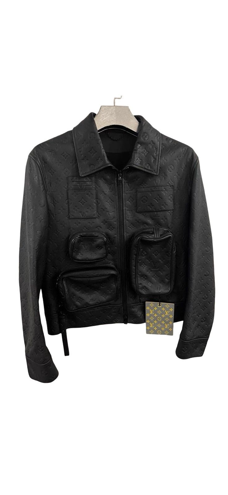 Louis Vuitton Monogram embossed utility leather jacket Size US M / EU 48-50 / 2 - 1 Thumbnail