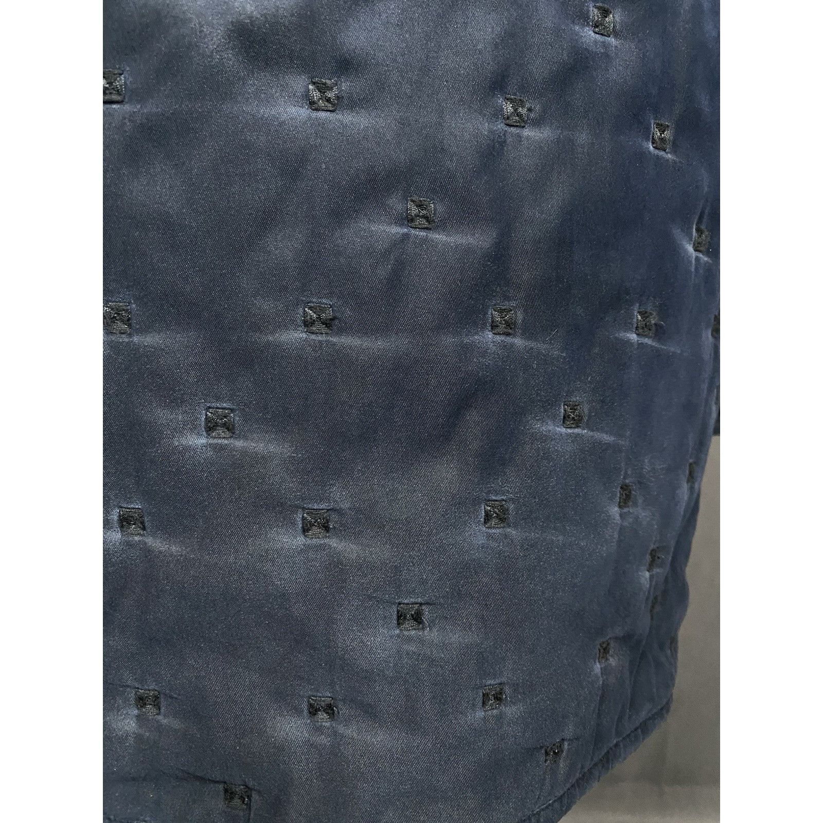 Hermes Hermes by Maison Margiela Women's Blue Quilted Jacket Size 4 Size S / US 4 / IT 40 - 8 Thumbnail
