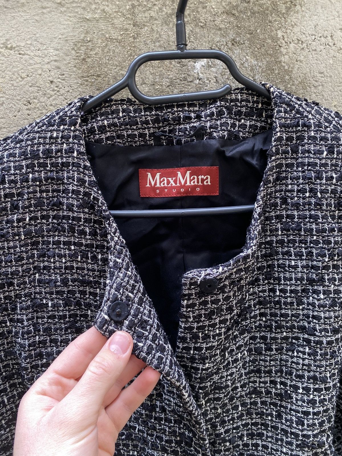 Max Mara Max Mara Studio braided gray Blazer Luxury style Size M / US 6-8 / IT 42-44 - 8 Thumbnail