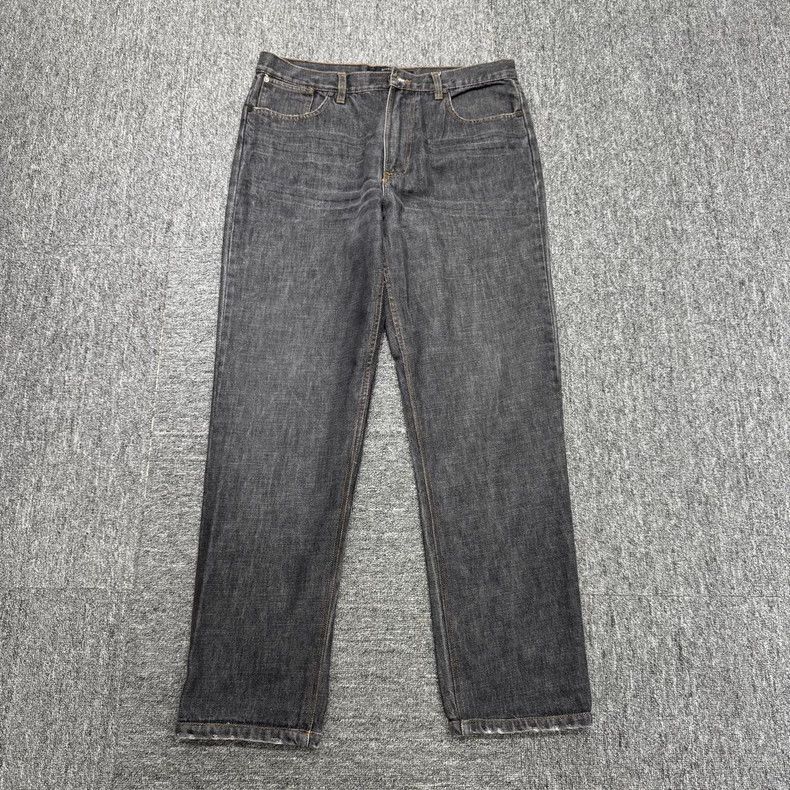Givenchy Givenchy Leather Patch Denim Jeans Size US 32 / EU 48 - 1 Thumbnail