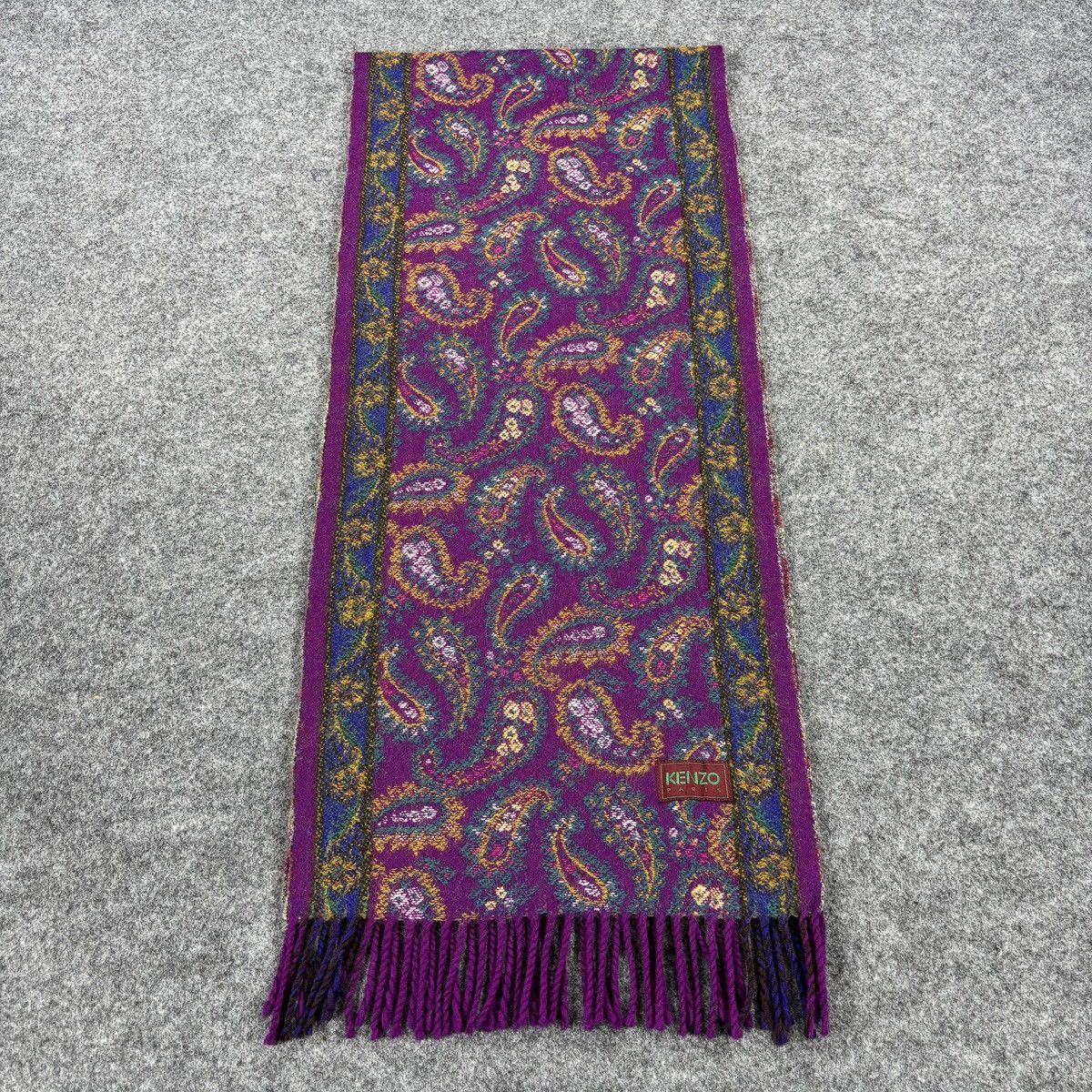 Kenzo × Vintage Kenzo Scarf # D774 # Muffler # Neckwear Size ONE SIZE - 5 Thumbnail
