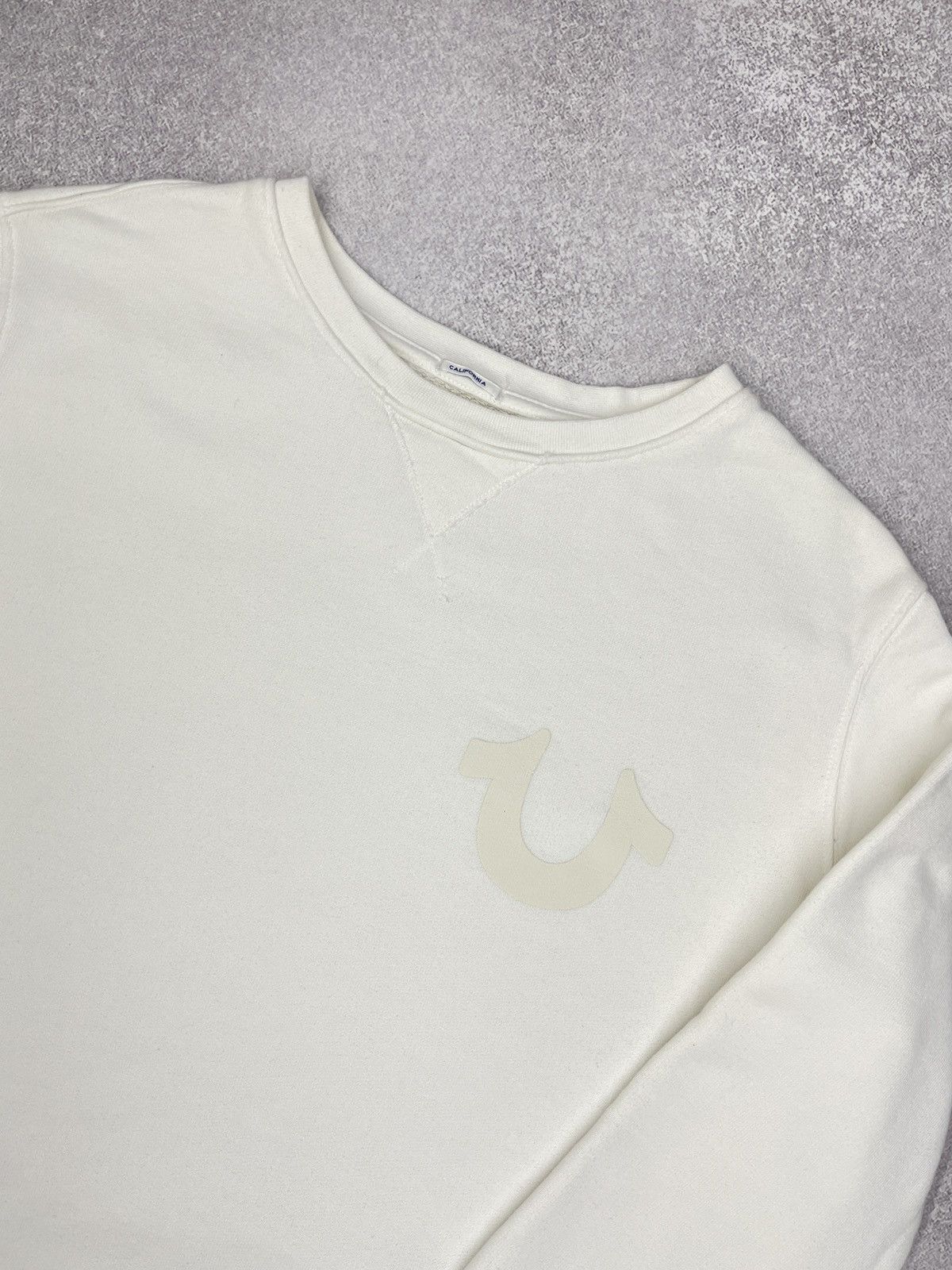 True Religion Mens True Religion Crewneck Sweatshirt White Y2K Size US M / EU 48-50 / 2 - 4 Thumbnail