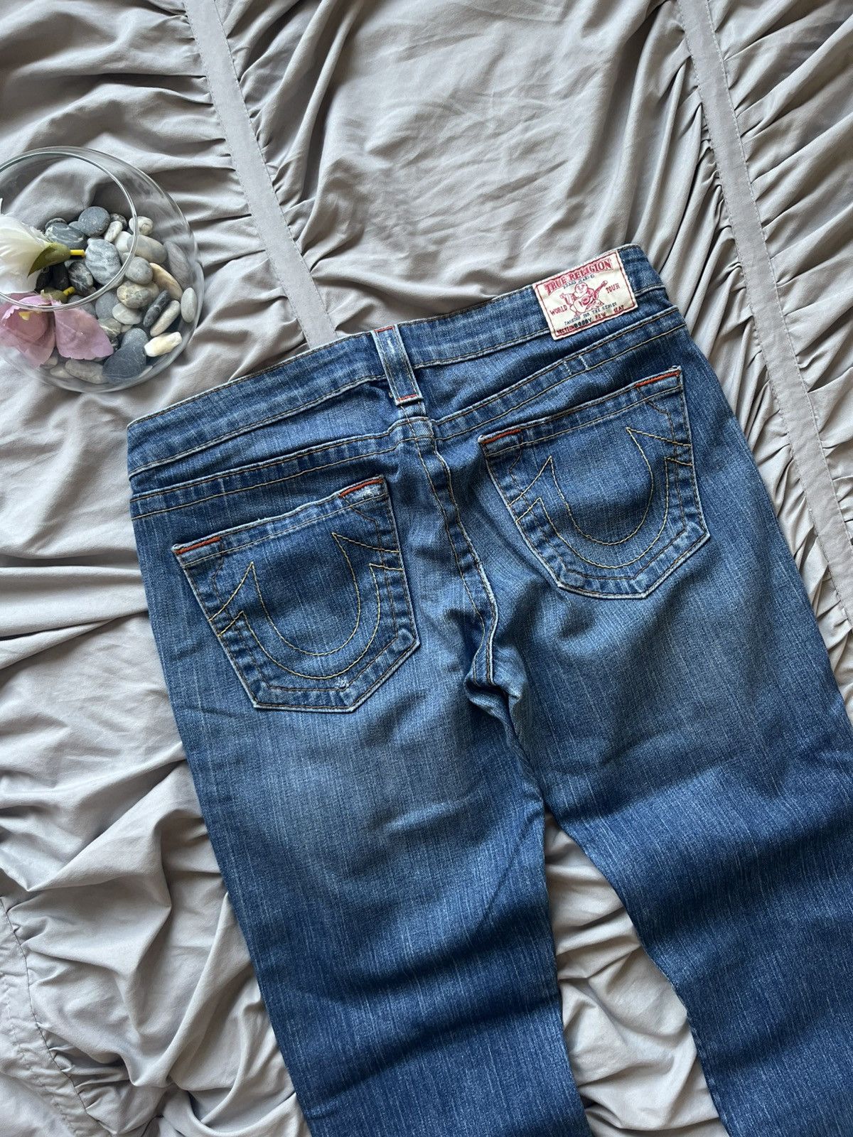 True Religion Vintage Denim True Religion Distressed Washed Jeans Japanese Size US 31 - 2 Thumbnail