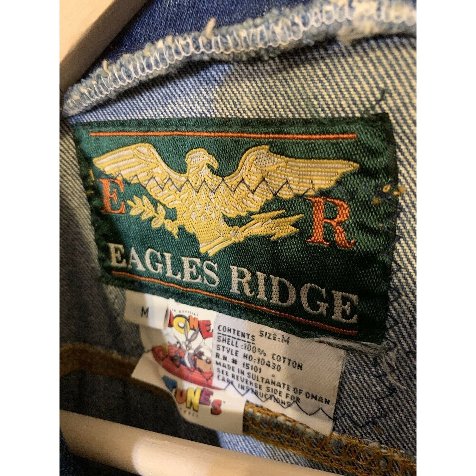 Other Vtg 1994 Warner Brothers Eagle Ridge -Looney Tunes Denim Sl Size US M / EU 48-50 / 2 - 2 Thumbnail