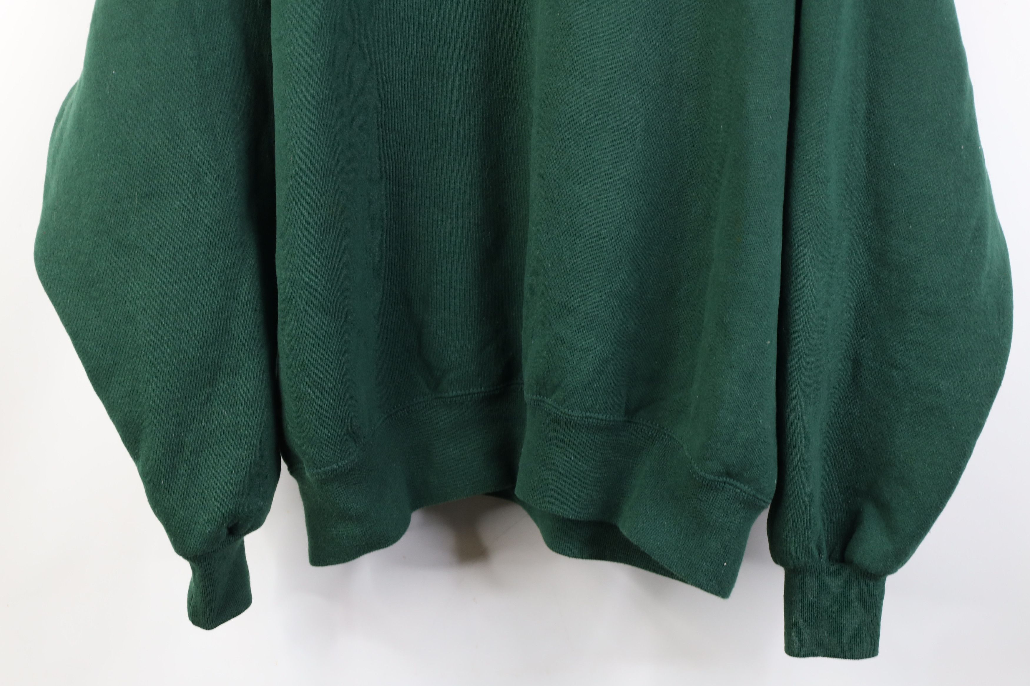 Vintage Vintage 90s Streetwear Crewneck Sweatshirt Hunter Green USA Size US XL / EU 56 / 4 - 3 Thumbnail