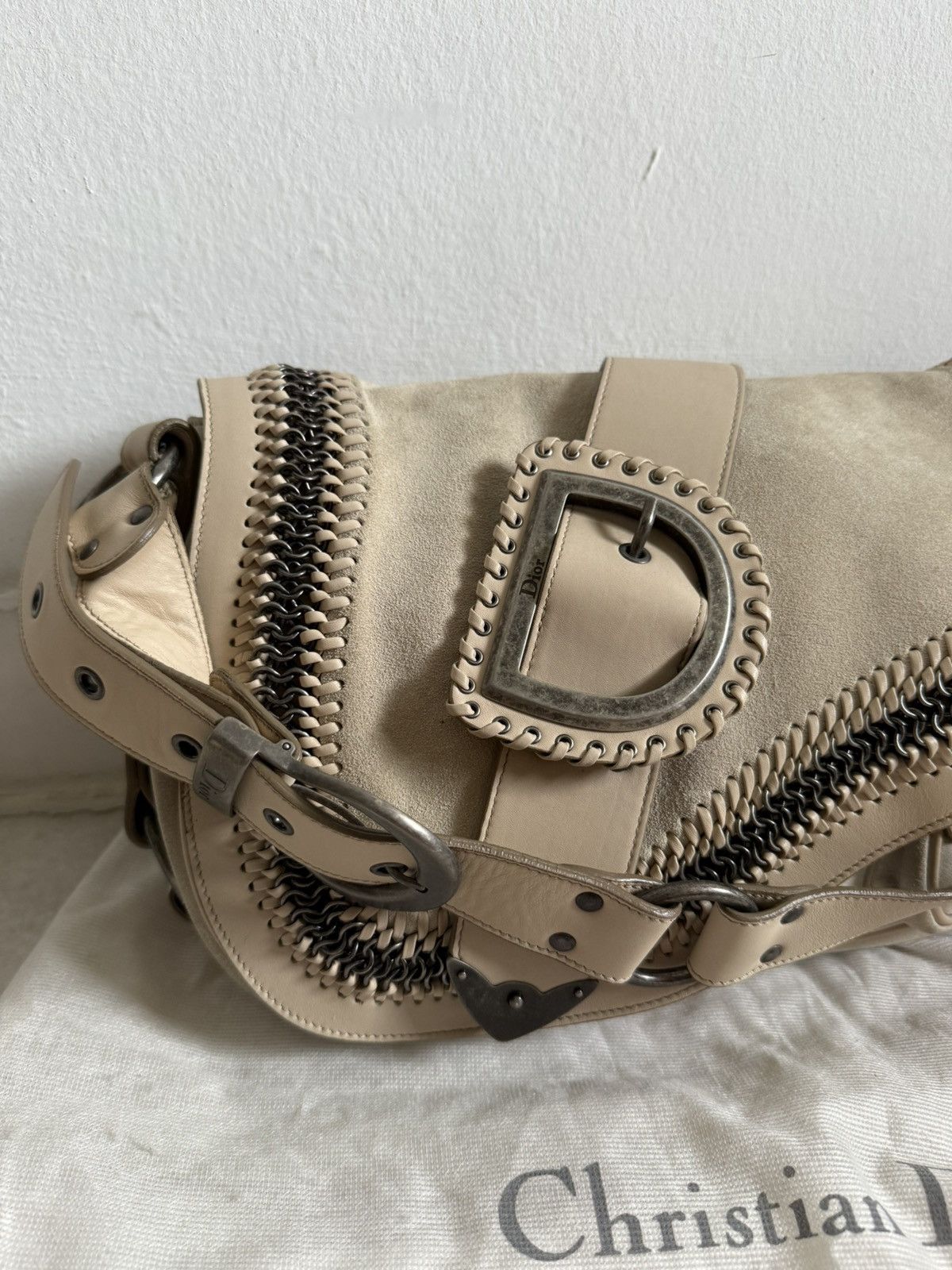 Dior 2005 Rare Dior Gaucho saddle bag John Galliano Era Size ONE SIZE - 11 Thumbnail