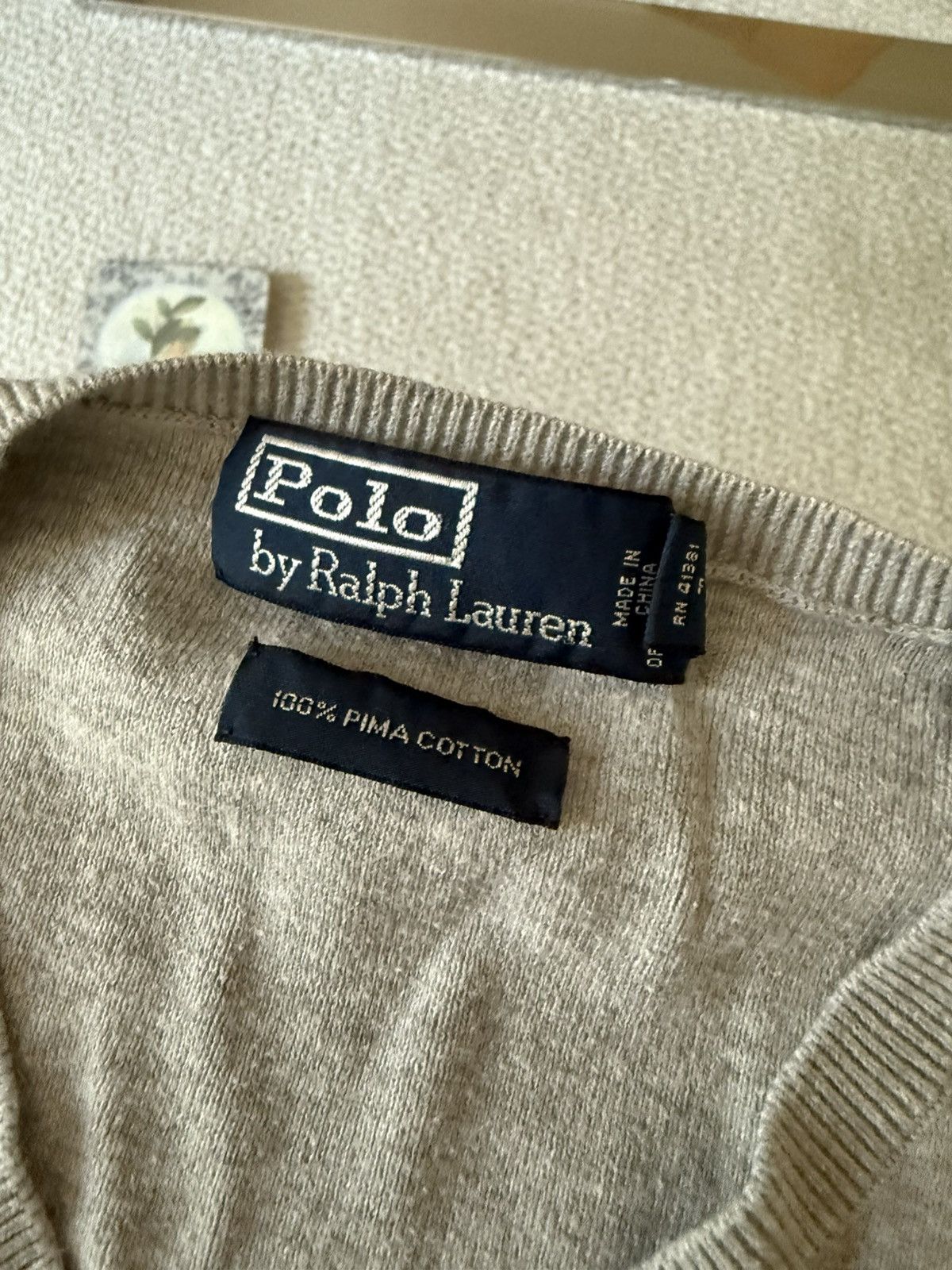 Polo Ralph Lauren Polo V-Neck Sweater Size US M / EU 48-50 / 2 - 2 Thumbnail