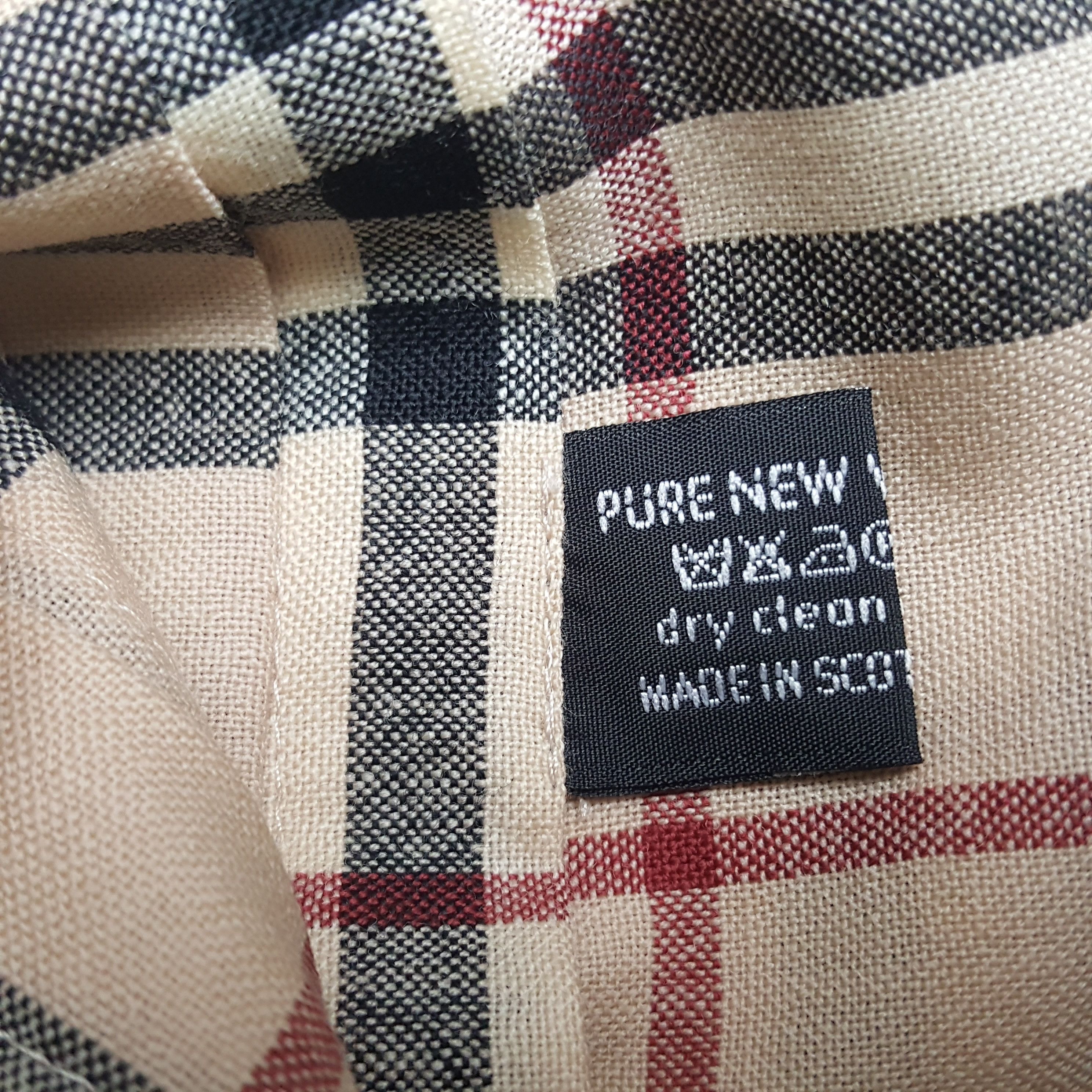Burberry × Vintage Vintage Burberry London Nova Check Mini Skirt Size 22" - 8 Thumbnail
