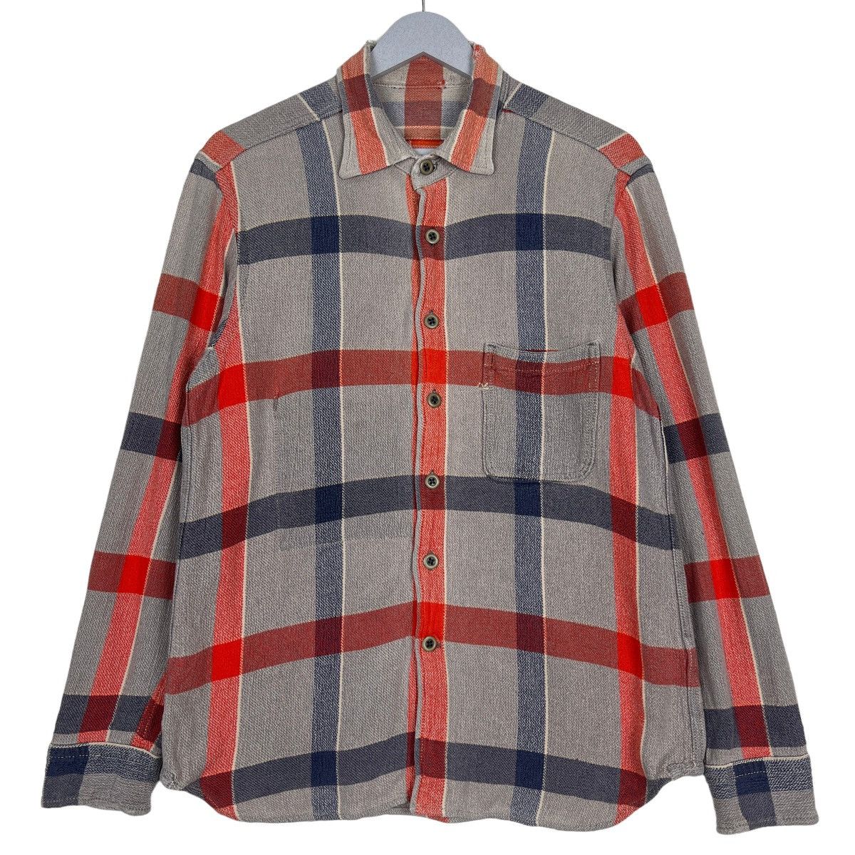 🔥 45rpm INDIGO PLAID SHIRTS FLANNEL MADE IN JAPAN