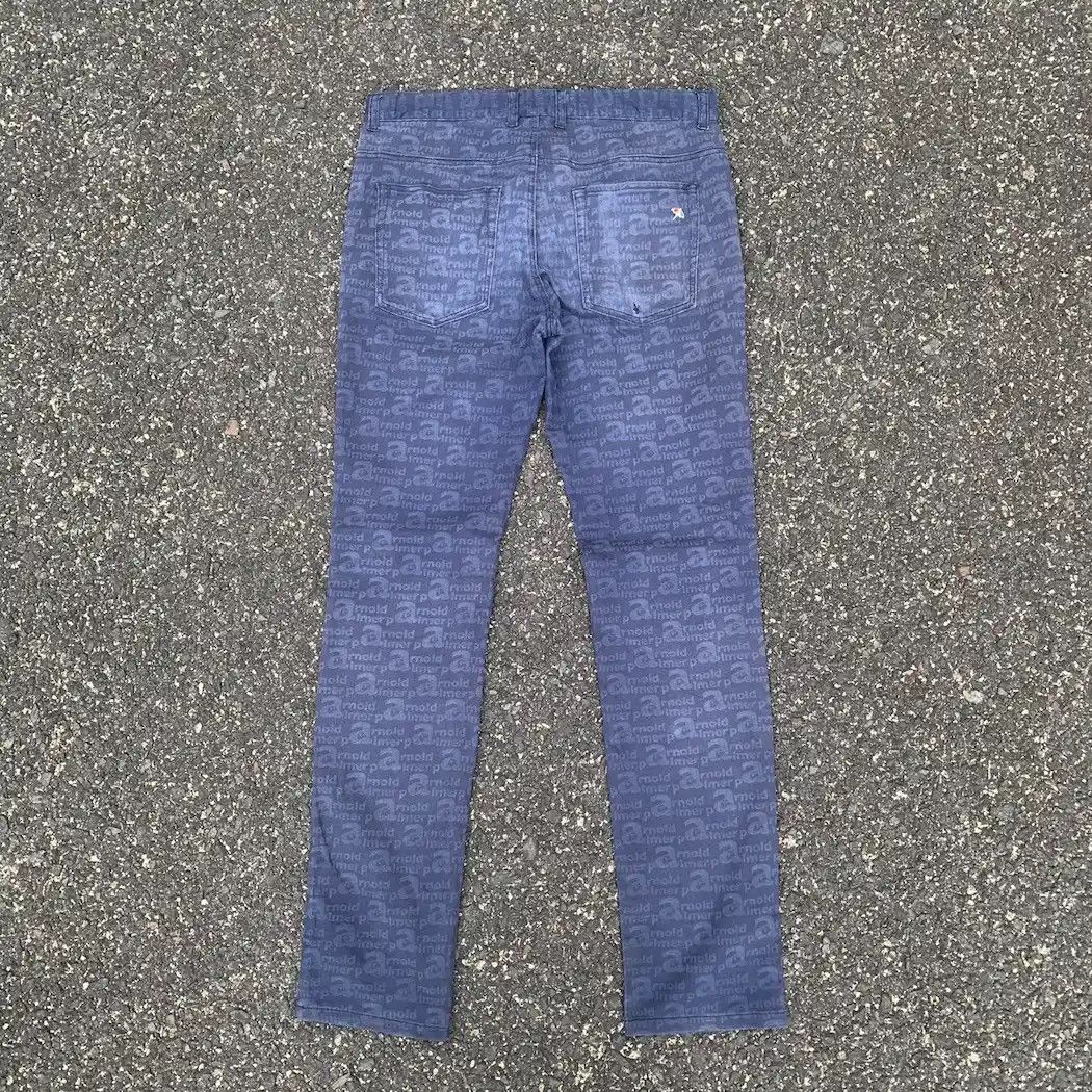 Japanese Brand 💥1990’s VINTAGE ARNOLD PALMER 32x32 TROUSERS MONOGRAM PANTS Size US 32 / EU 48 - 10 Thumbnail