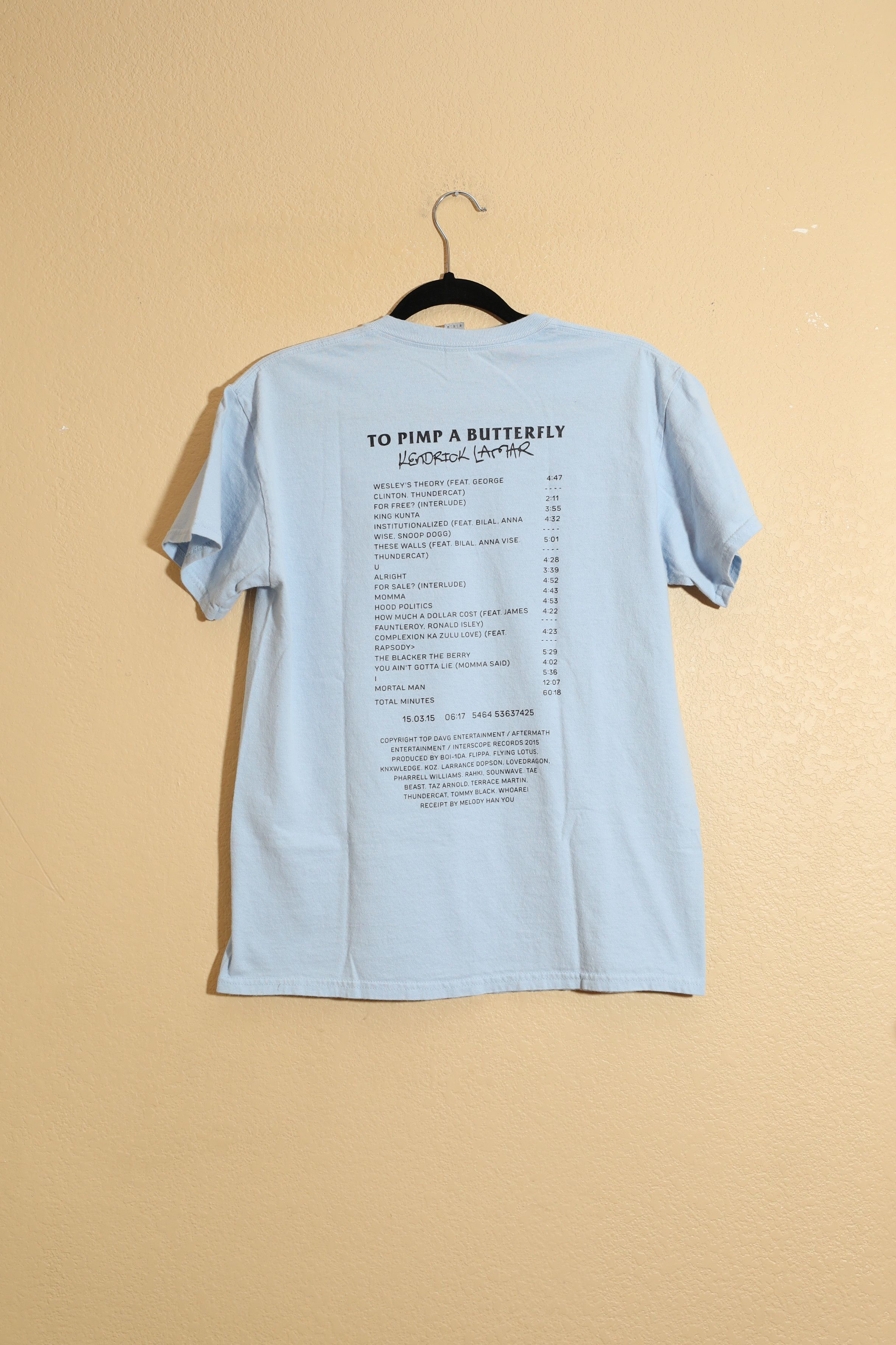 Rap Tees Kendrick Lamar To Pimp A Butterfly Tee (M) Size US M / EU 48-50 / 2 - 2 Thumbnail