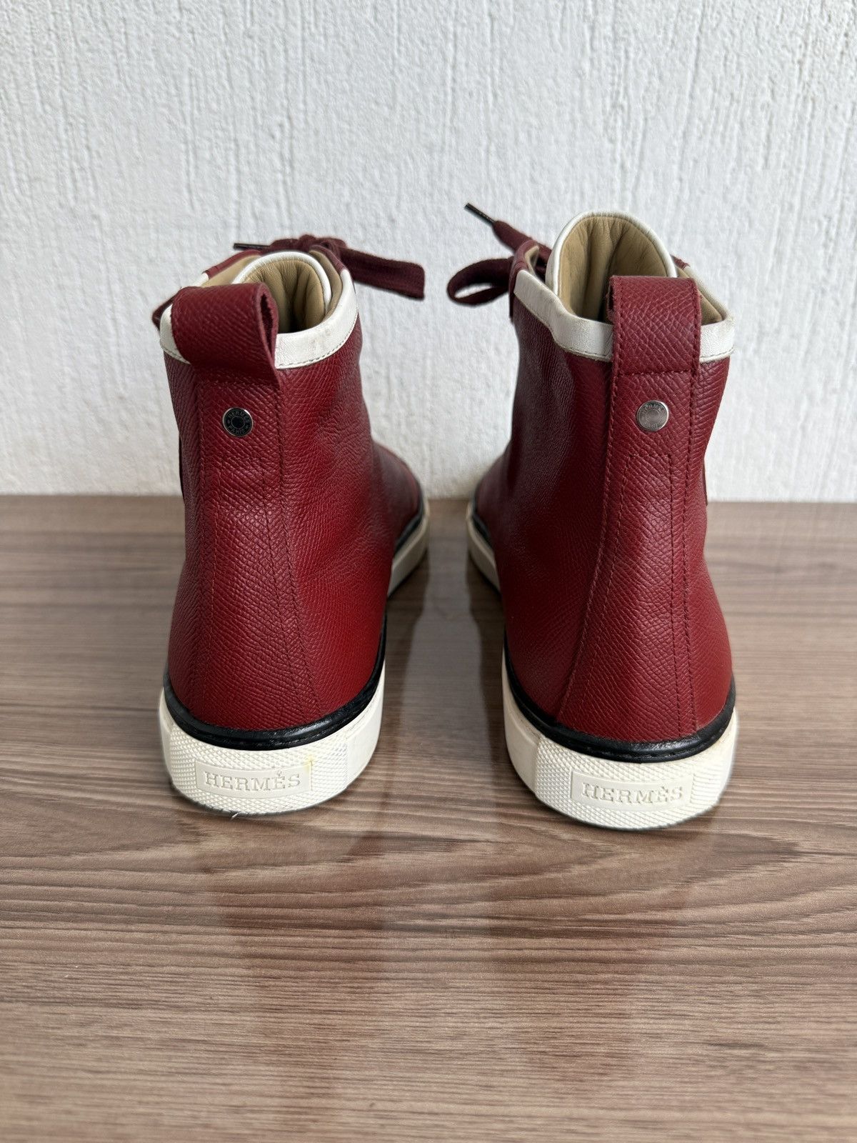 Hermes Jimmy high top sneakers Size US 9.5 / EU 42-43 - 18 Thumbnail