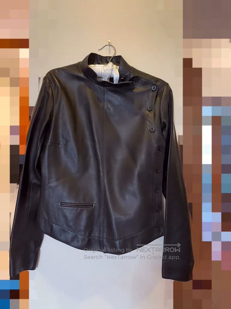 Hermes Hermes Chinese collar slanted leather coat Size XS / US 0-2 / IT 36-38 - 1 Thumbnail