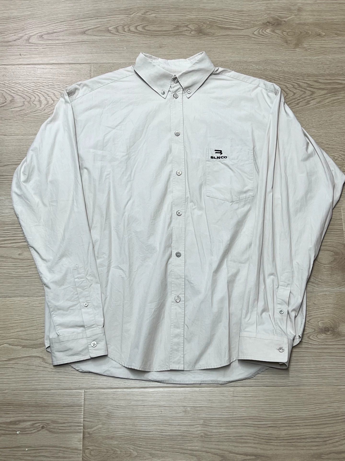 Balenciaga Balenciaga Double Hook Embroidered Shirt - dmc Size US M / EU 48-50 / 2 - 1 Thumbnail